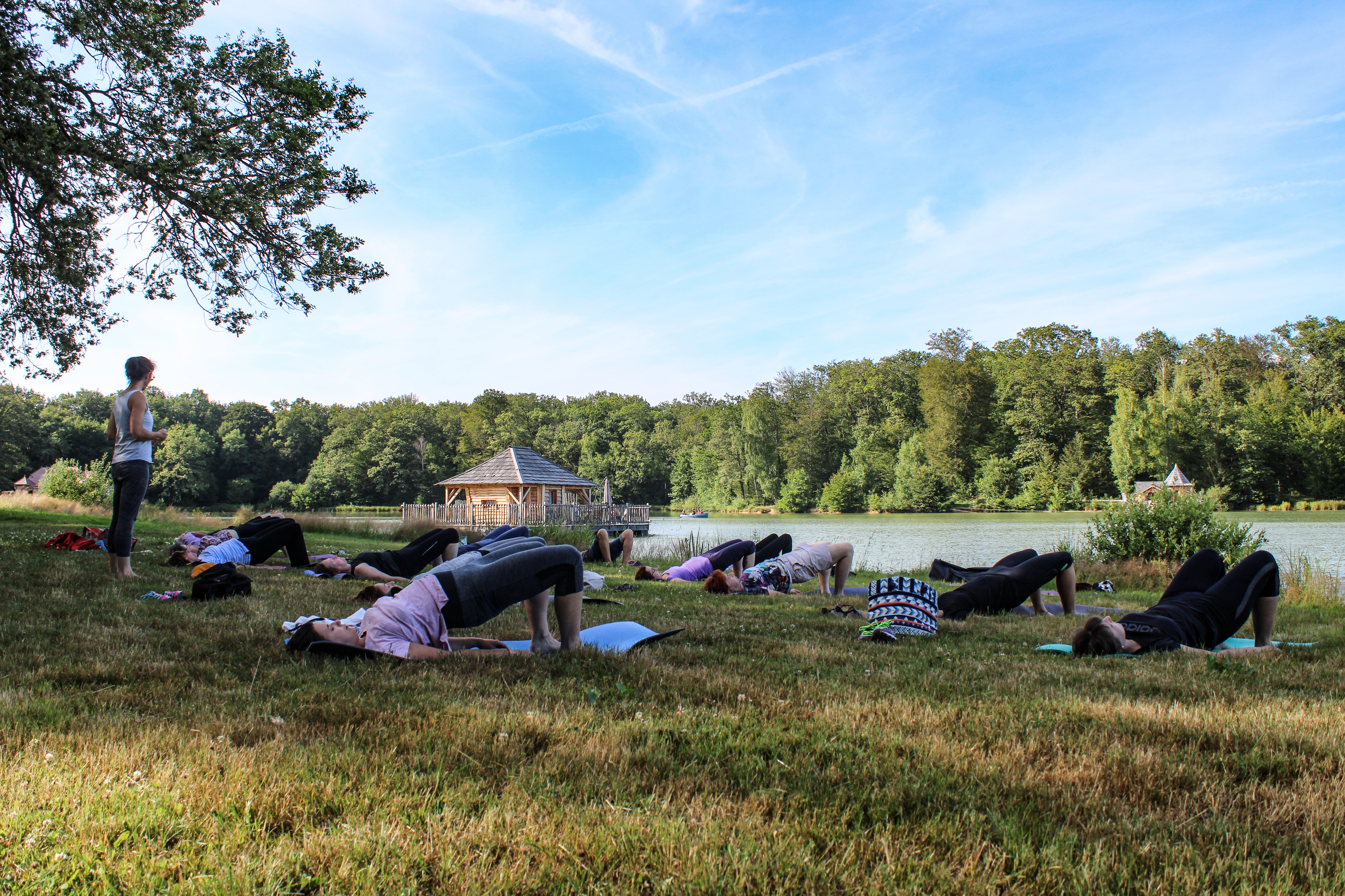 Yoga aux Cabanes des Grands Reflets