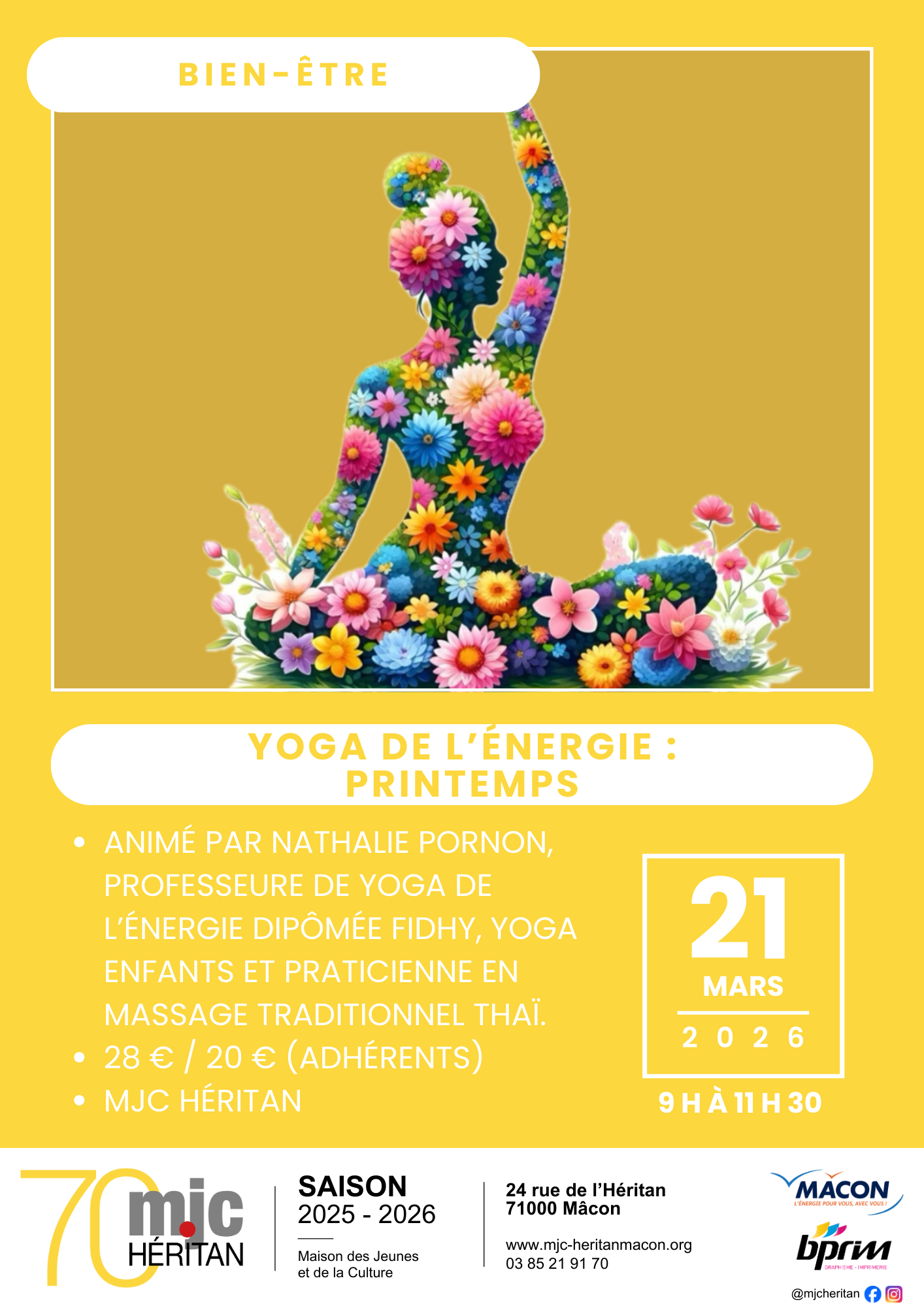 Yoga de l'énergie : printemps