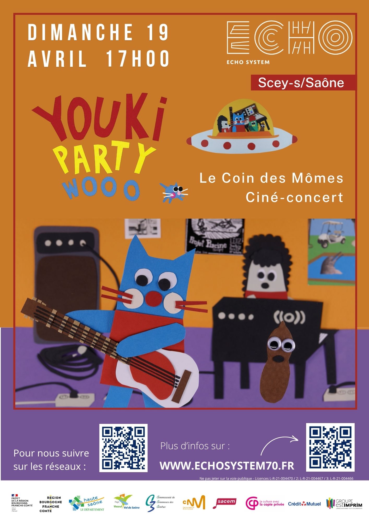 Ciné concert : Youki Party Wooo!