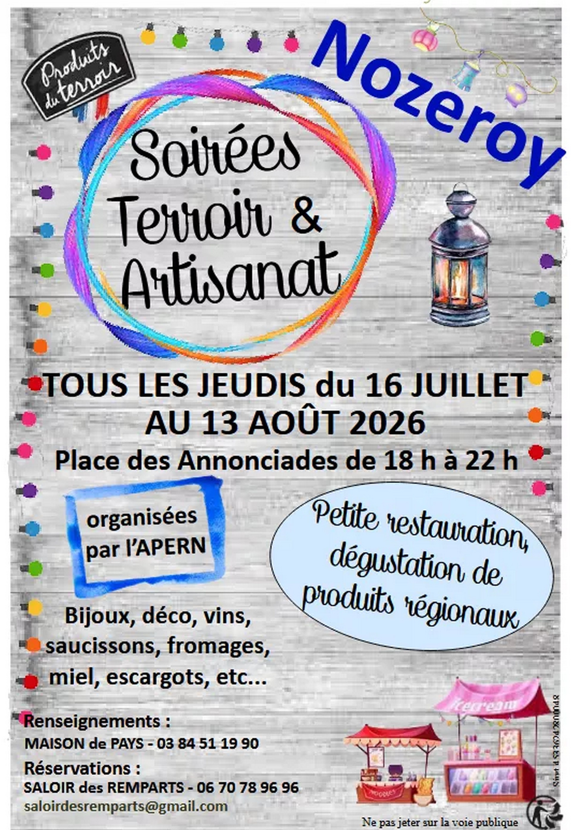 Soirées terroir et artisanat