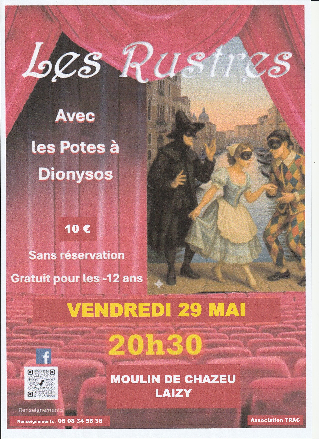 "LES RUSTRES" pièce de Carlo Goldoni avec "Les Potes à Dionysos"