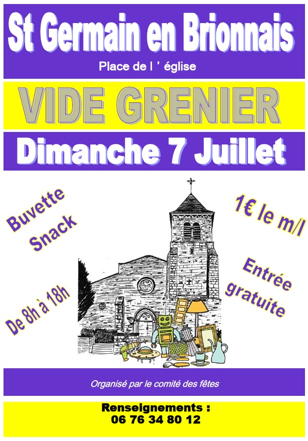 Affiche du vide-greniers