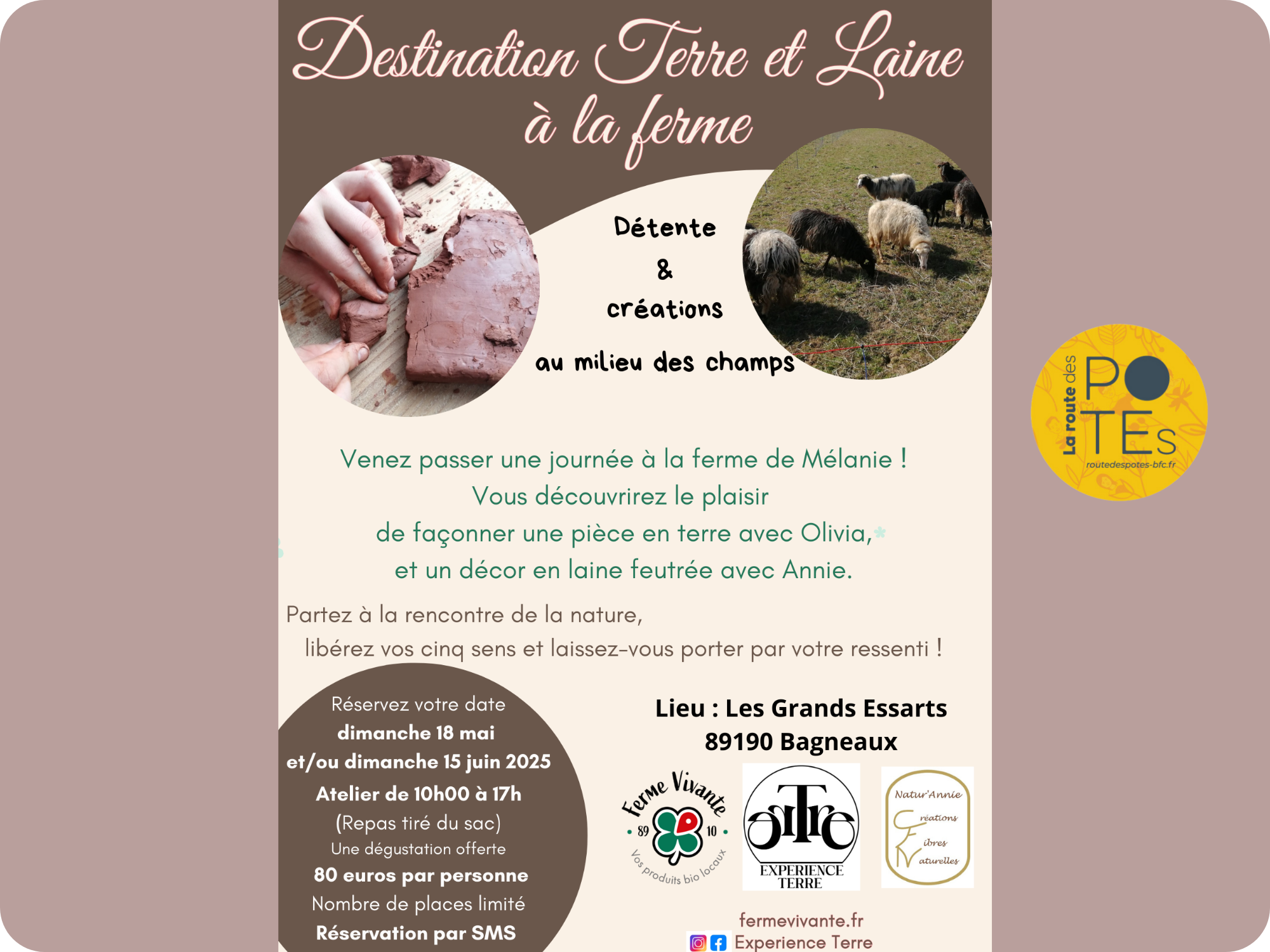 Affiche terre et laine