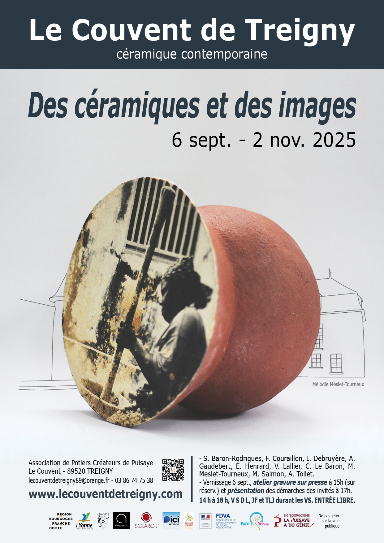 affiche  automne  2025- le couvent de treigny