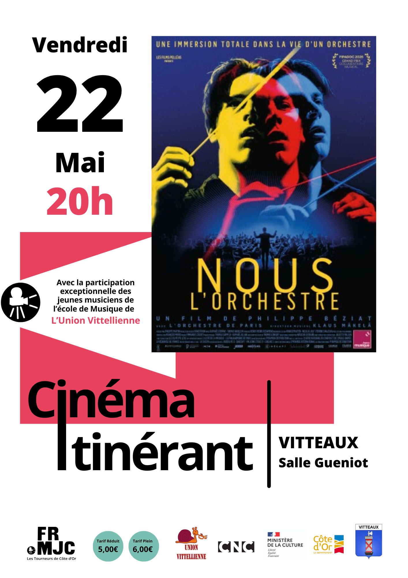 Séance cinéma "Nous, l'orchestre"