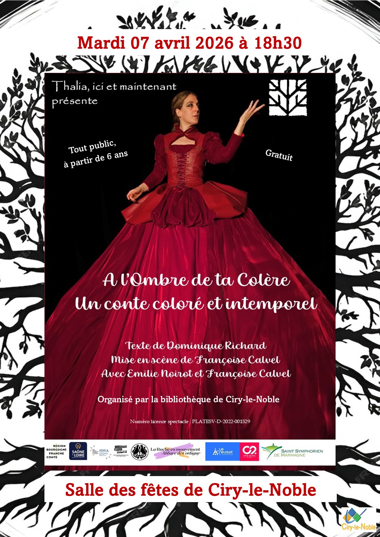 Spectacle À l'Ombre de ta Colère