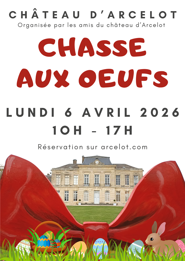 Chasse aux oeufs – château d&rsquo;Arcelot