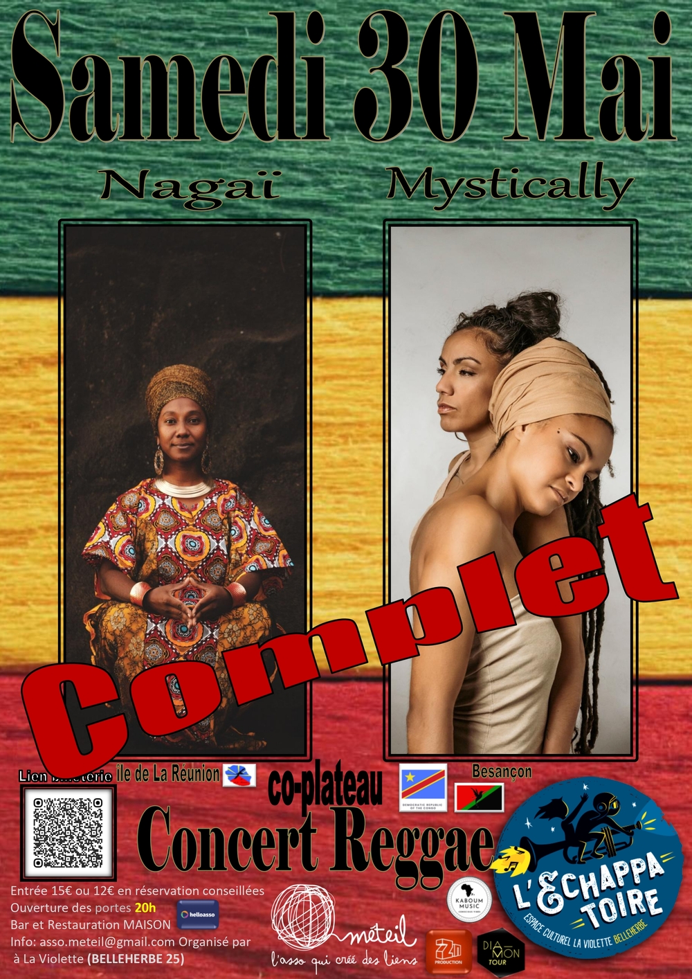 Concert Nagaï et Mystically par Méteil