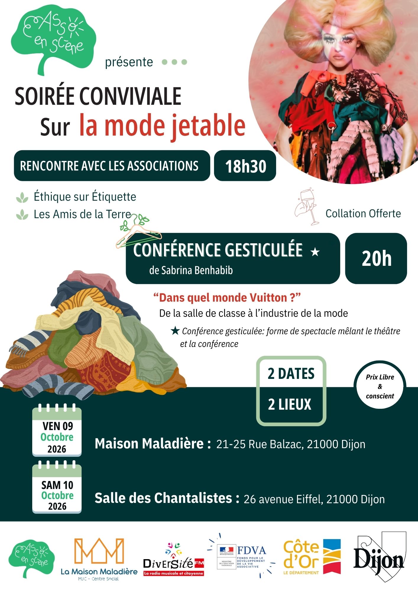Soirée conviviale sur la mode jetable