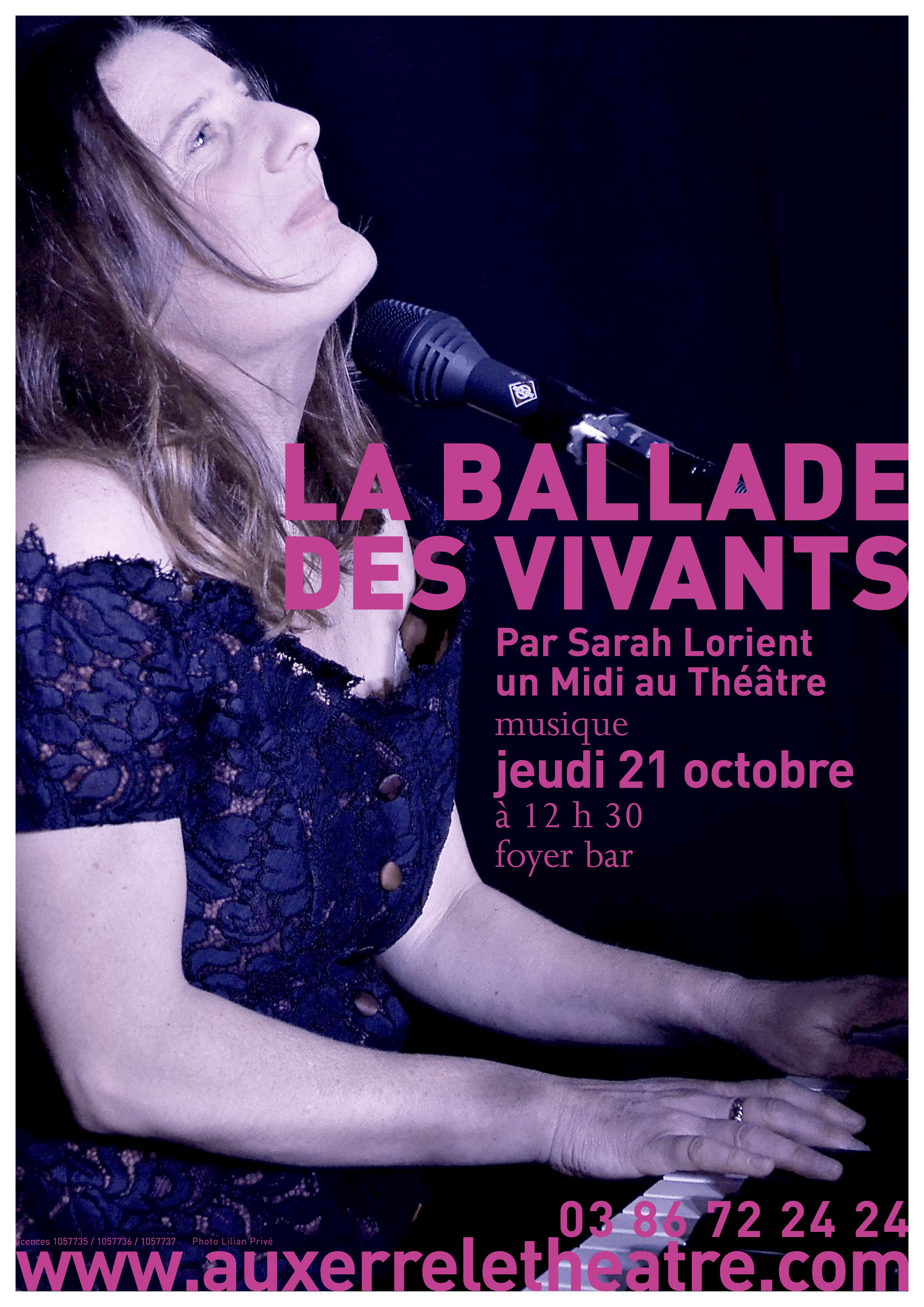 MIDI AU THÉÂTRE : LA BALLADE DES VIVANTS