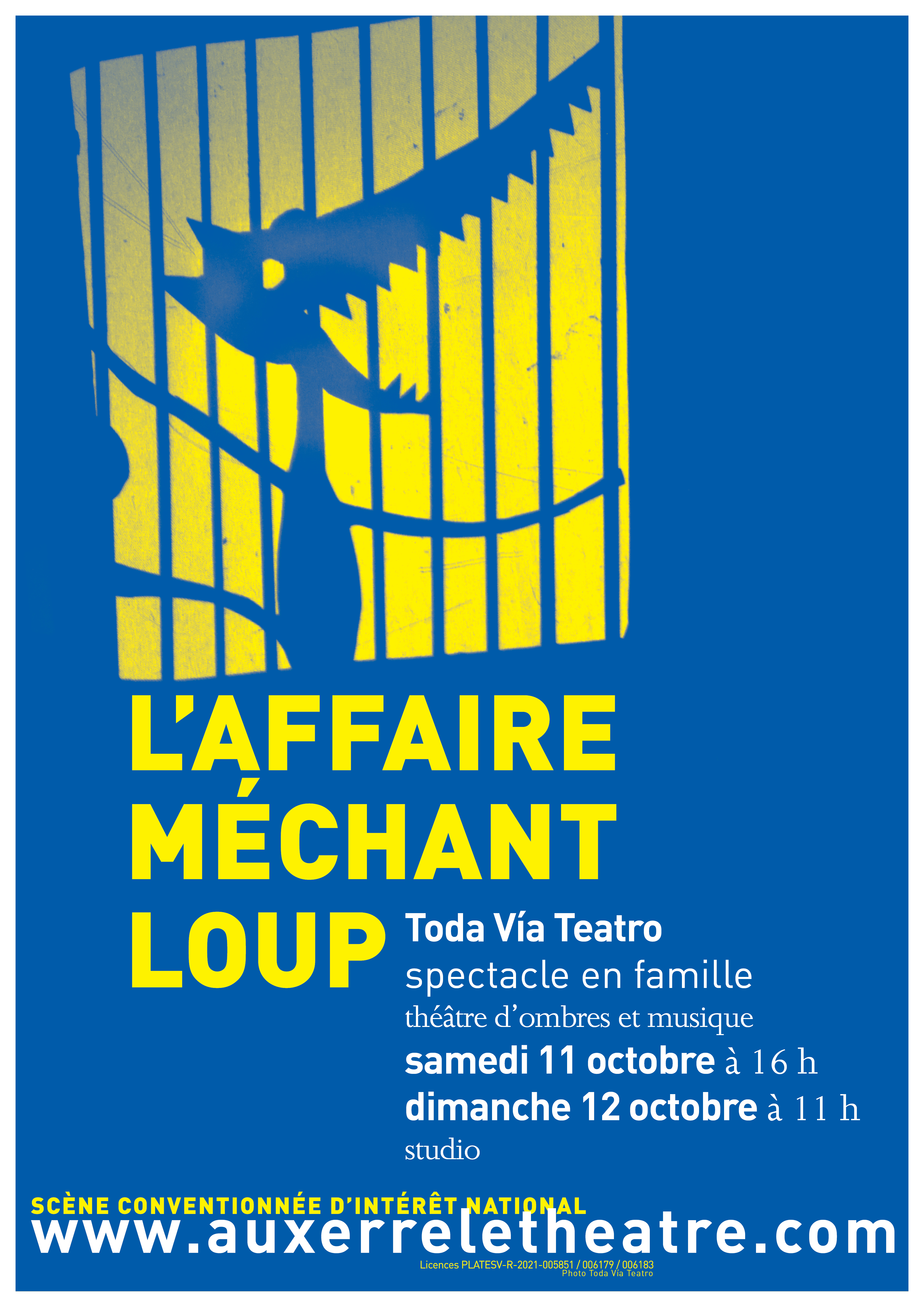 affiche A3 l'affaire méchant loup