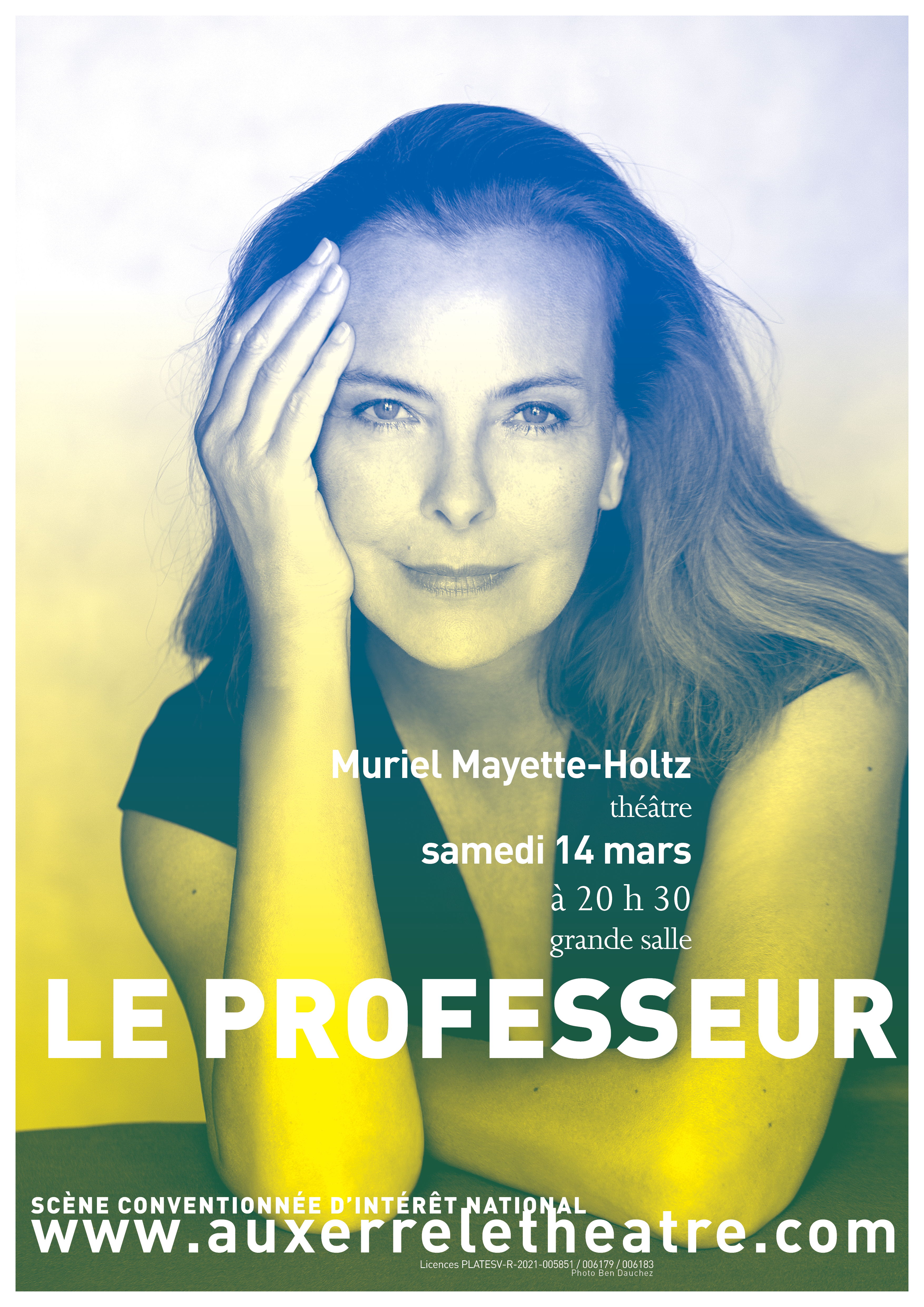 affiche A3 le professeur