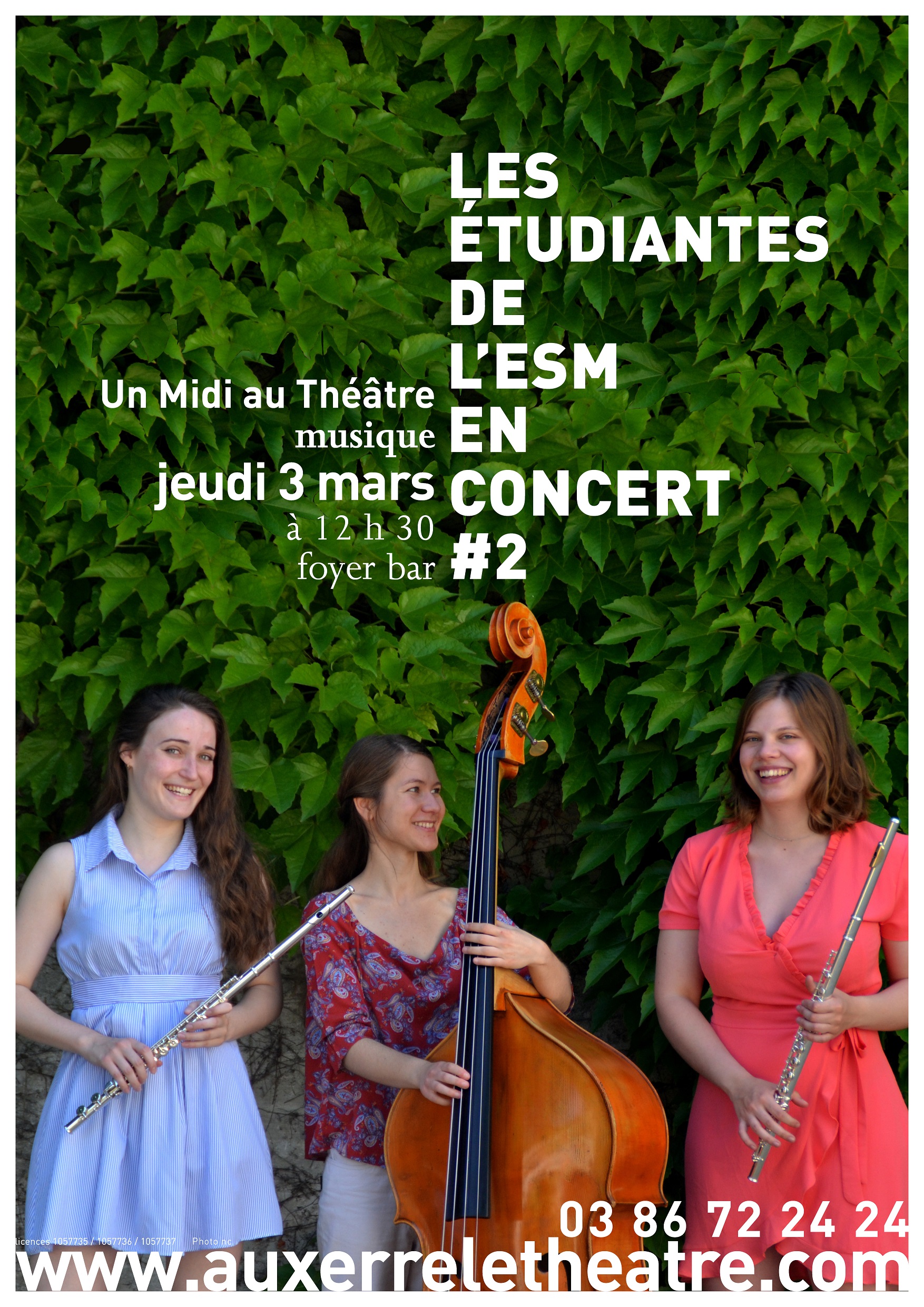 MIDI AU THÉÂTRE : LES ÉTUDIANTES DE L’ESM EN CONCERT #2