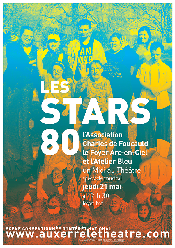 affiche A3 les stars 80 copie