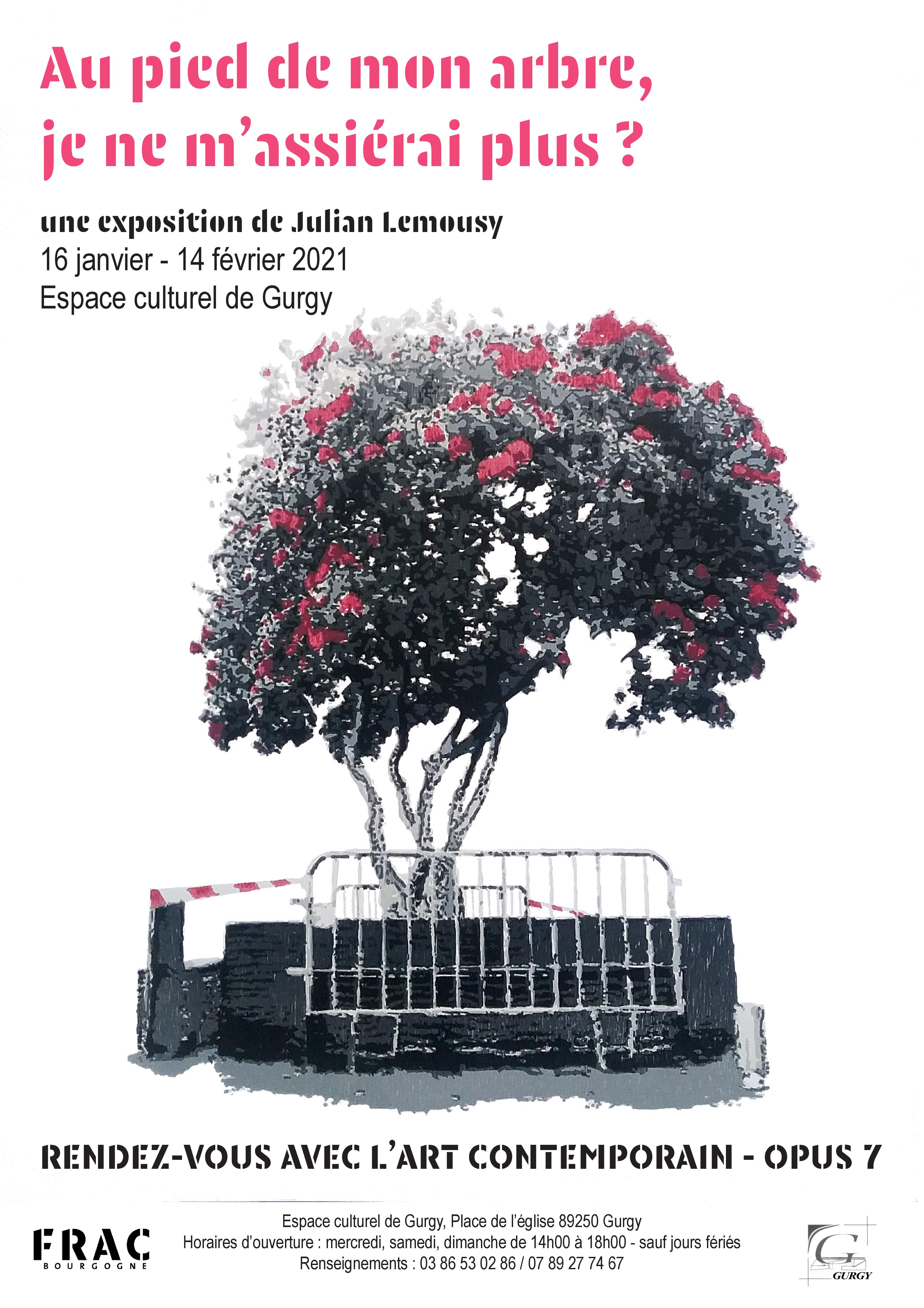 Affiche - exposition de Julian Lemousy
