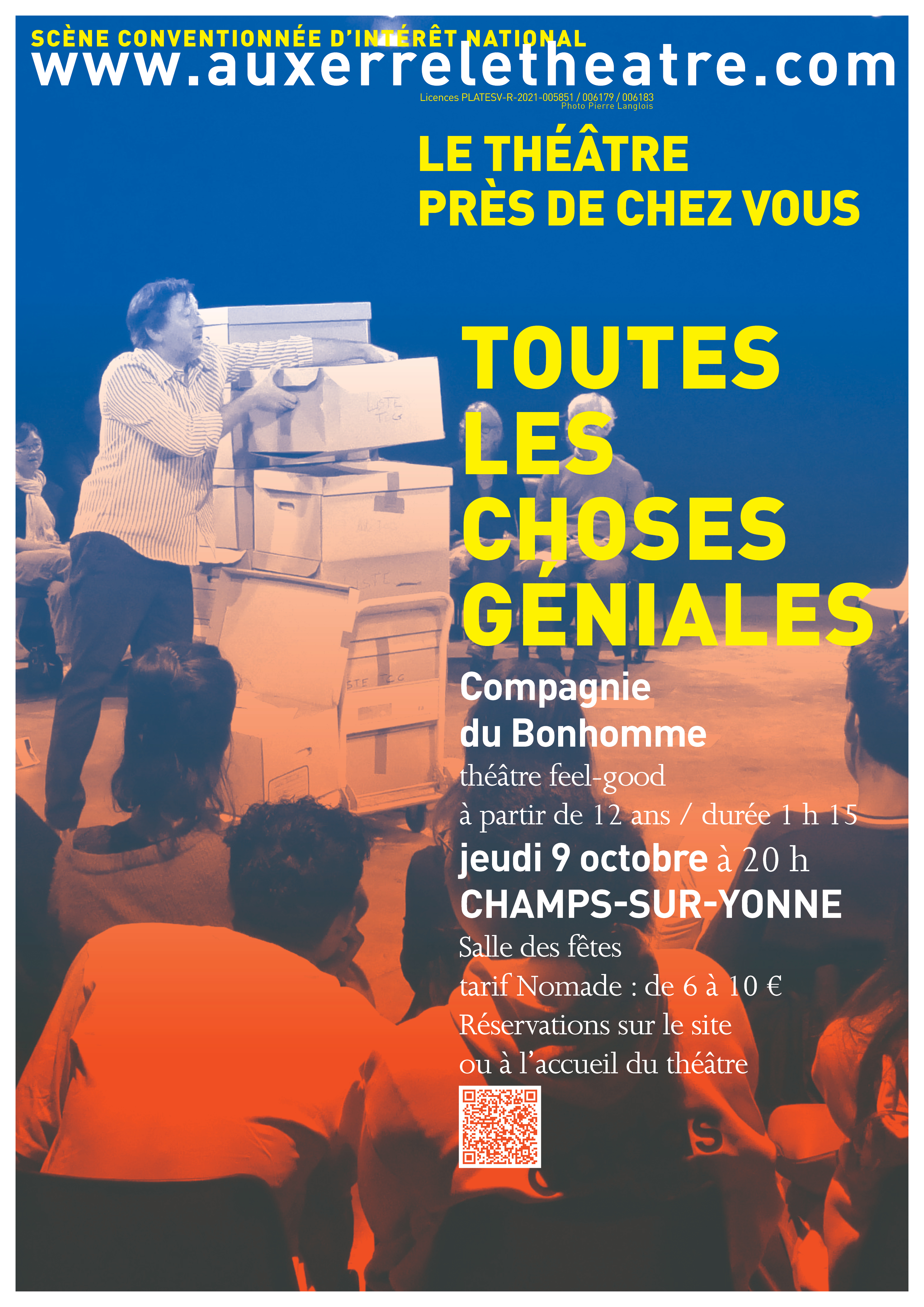 affiche A3 toutes les choses géniales - Champs sur Yonne