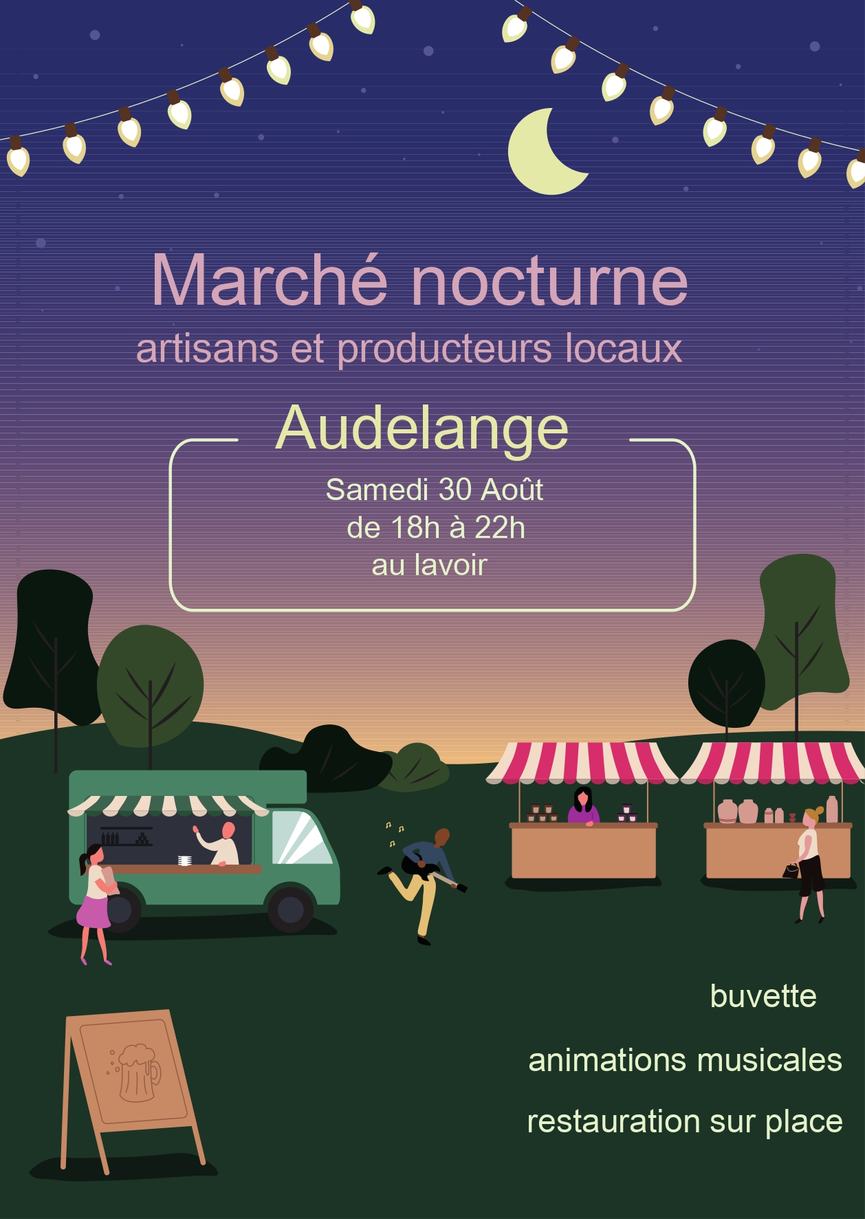 Marche nocturne Audelange
