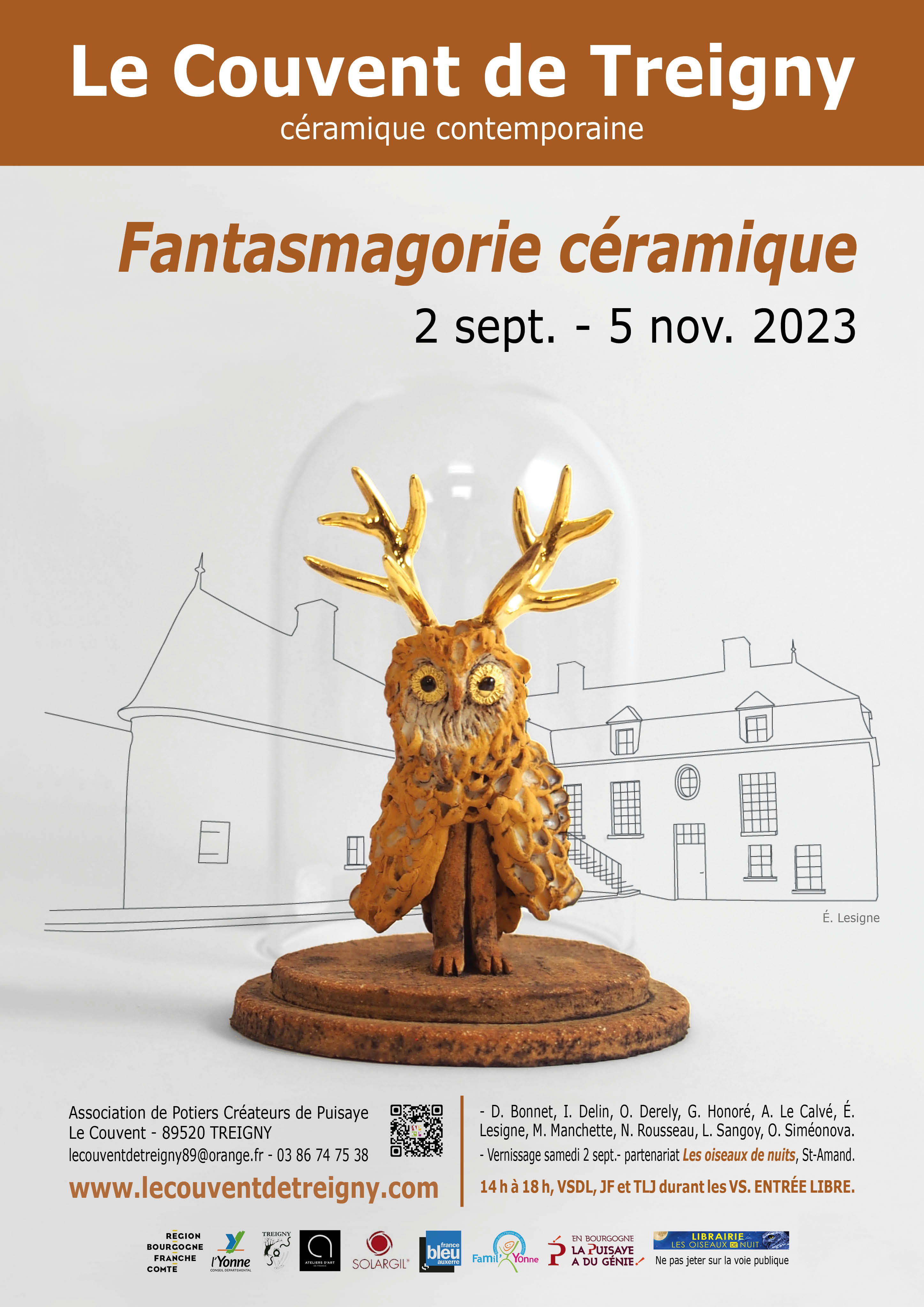 affiche A4 fantasmagorie- Le Couvent de Treigny