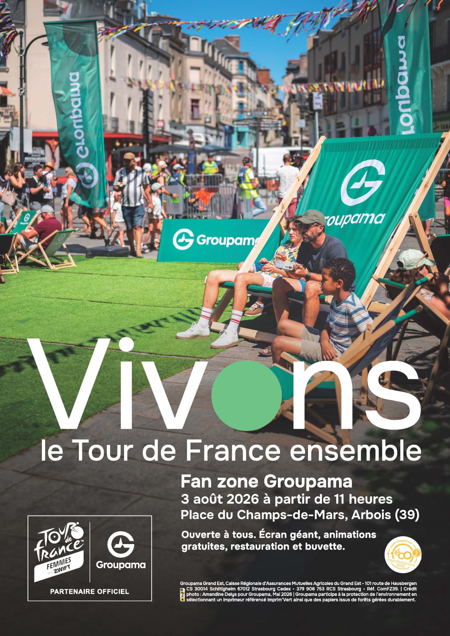 Fan zone Arbois