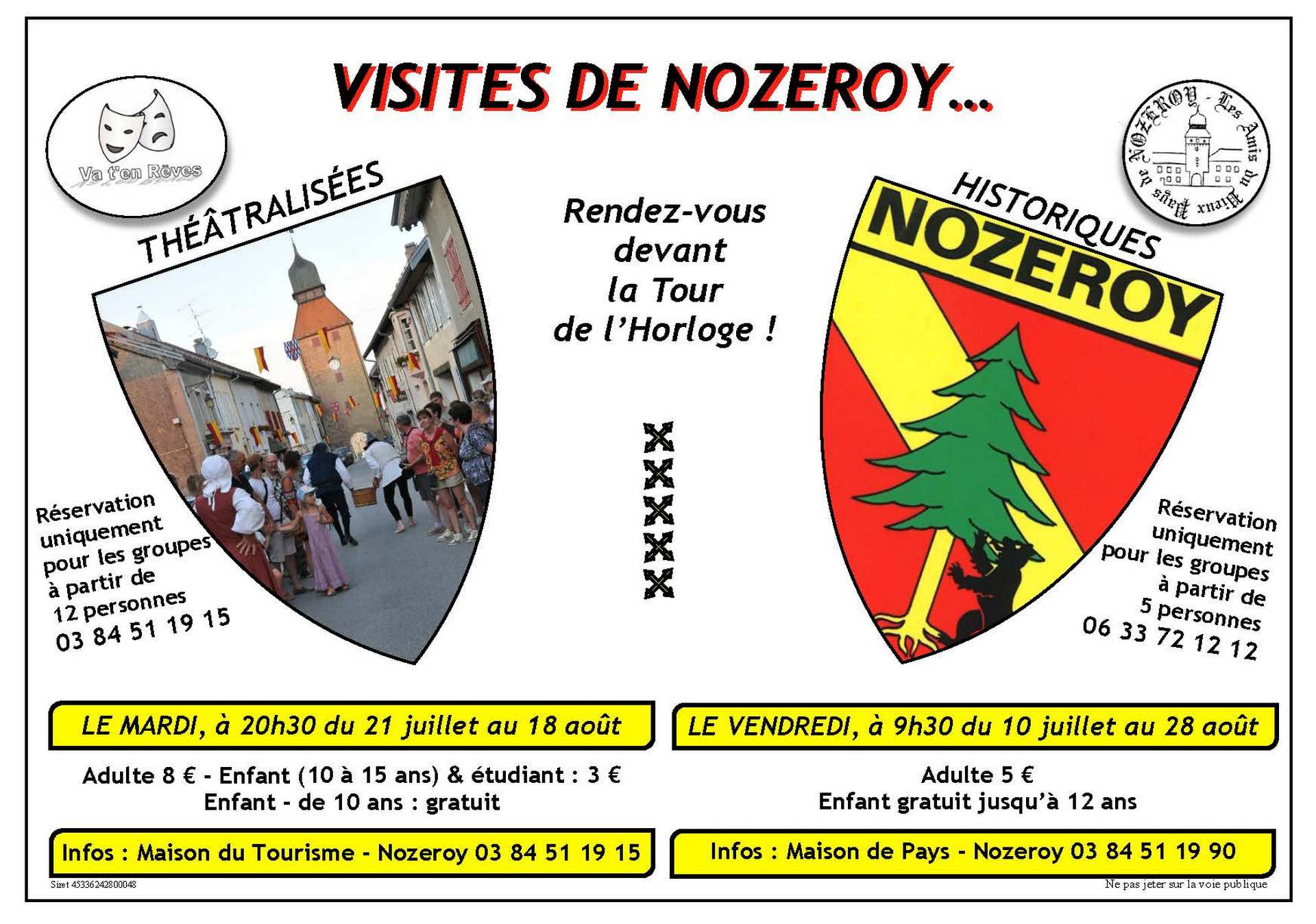 Visites de Nozeroy théâtralisées