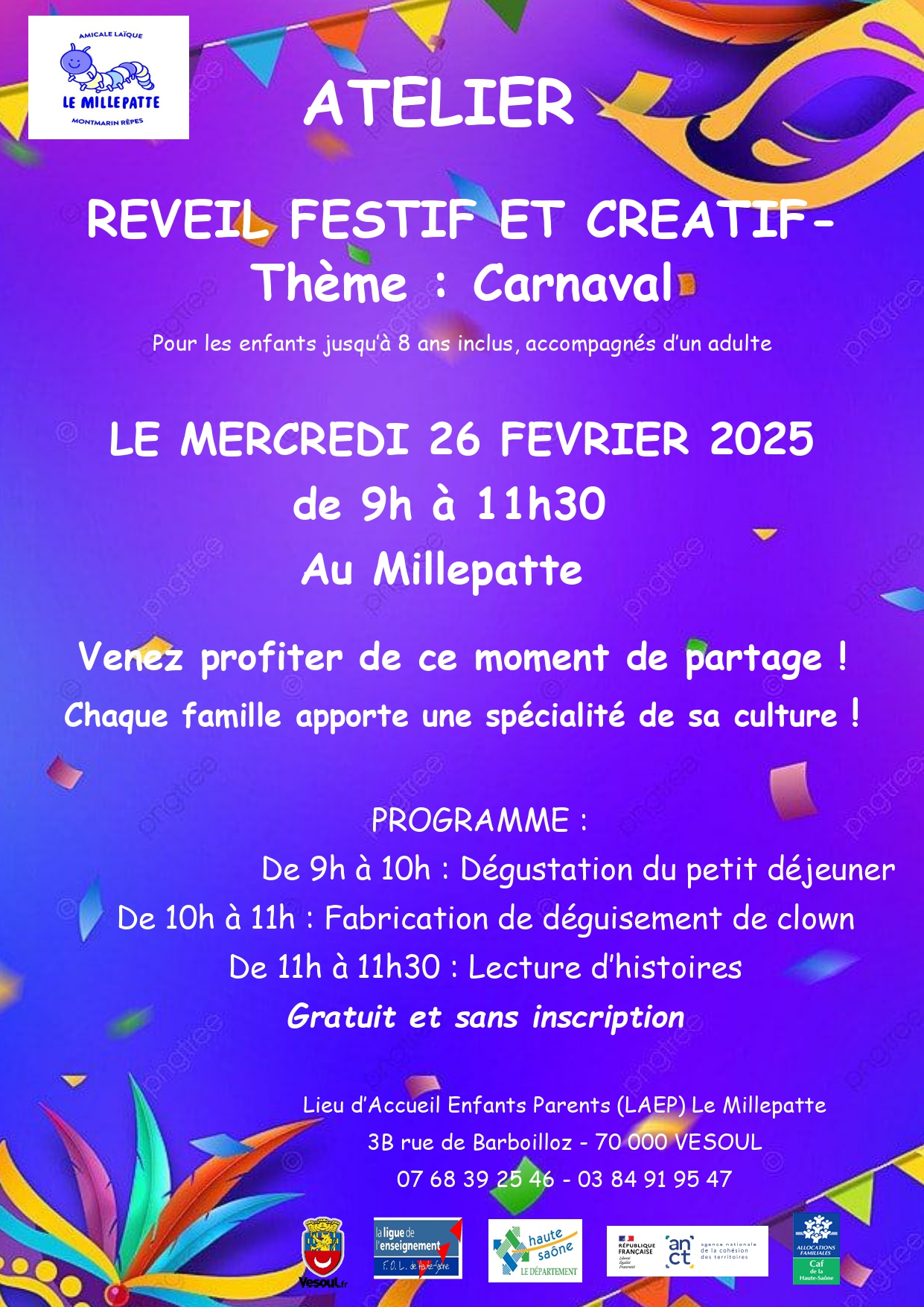 affiche Instant Gustatif et créatif - Carnaval_page-0001