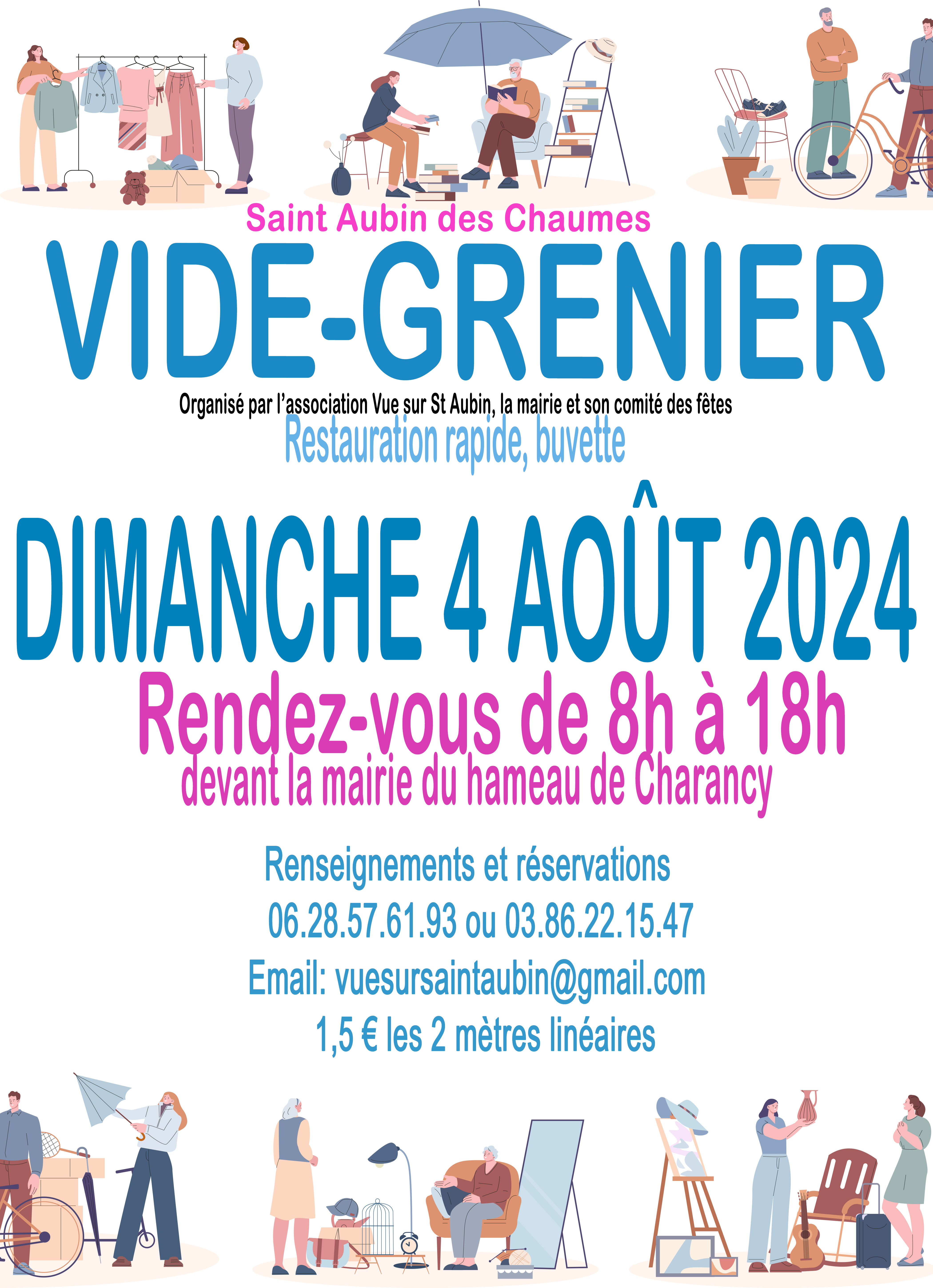 affiche Vide grenier 2024