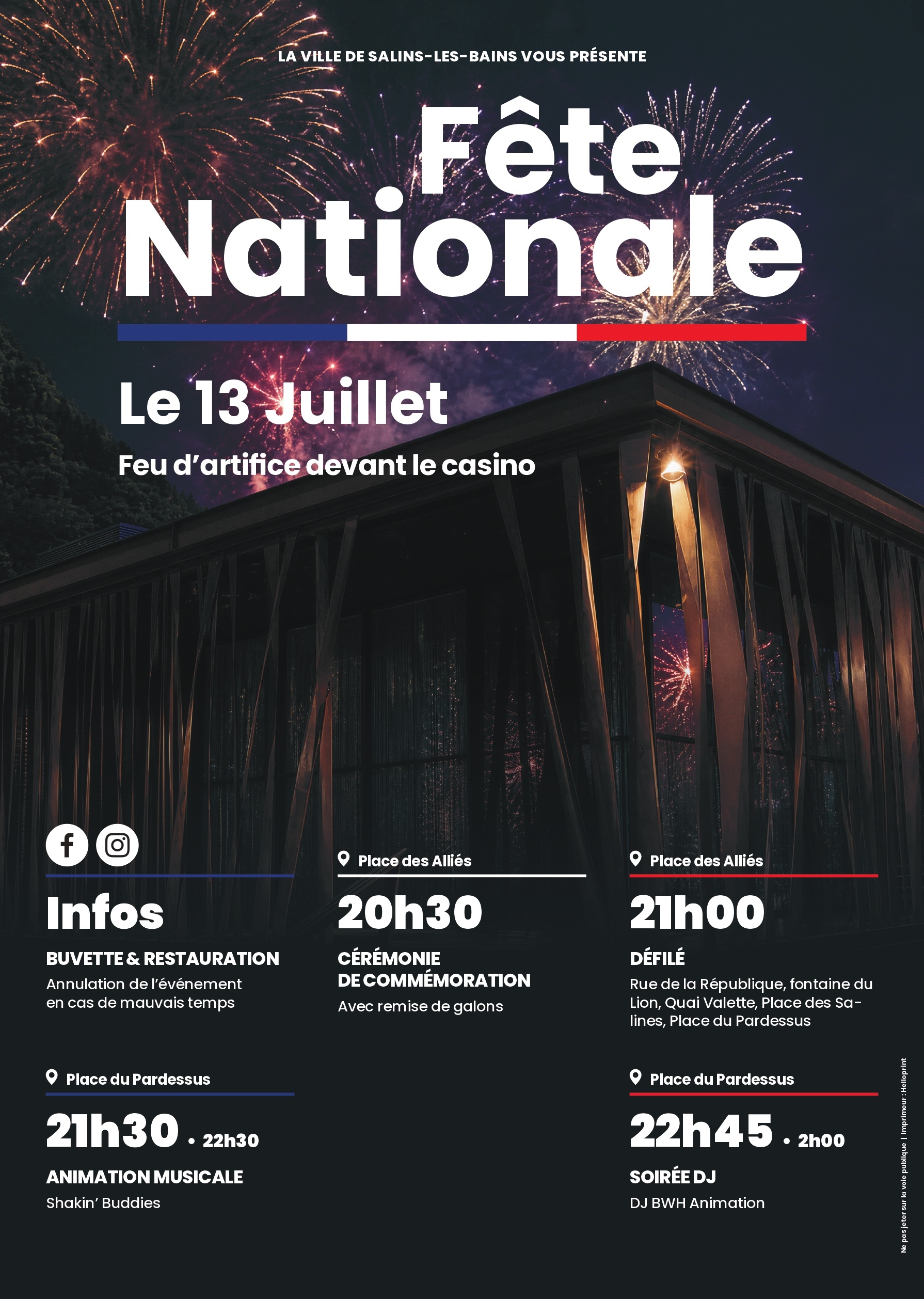 Fête Nationale à Salins
