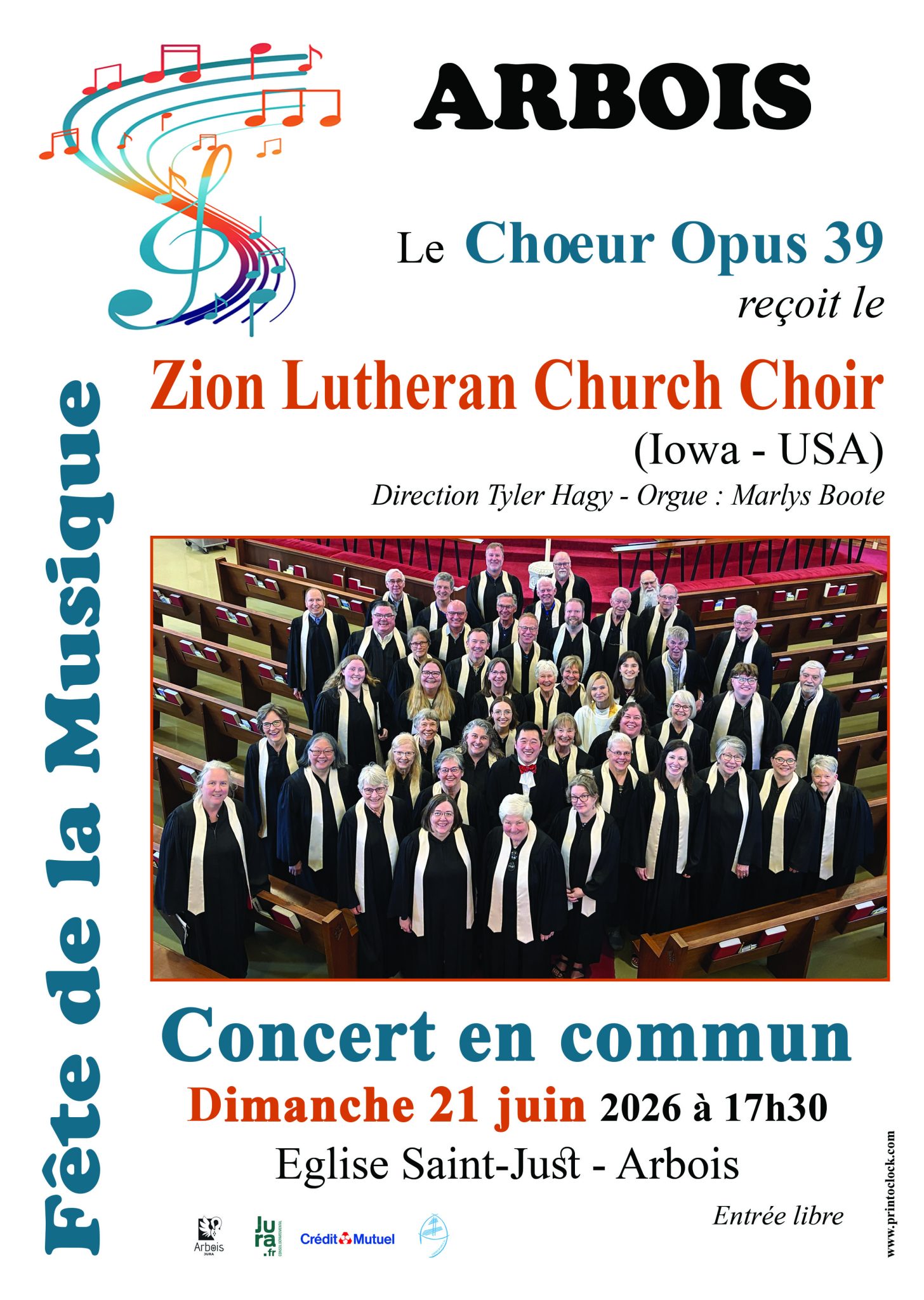 Choeur Opus 39 + Zion Lutheran Church Choir