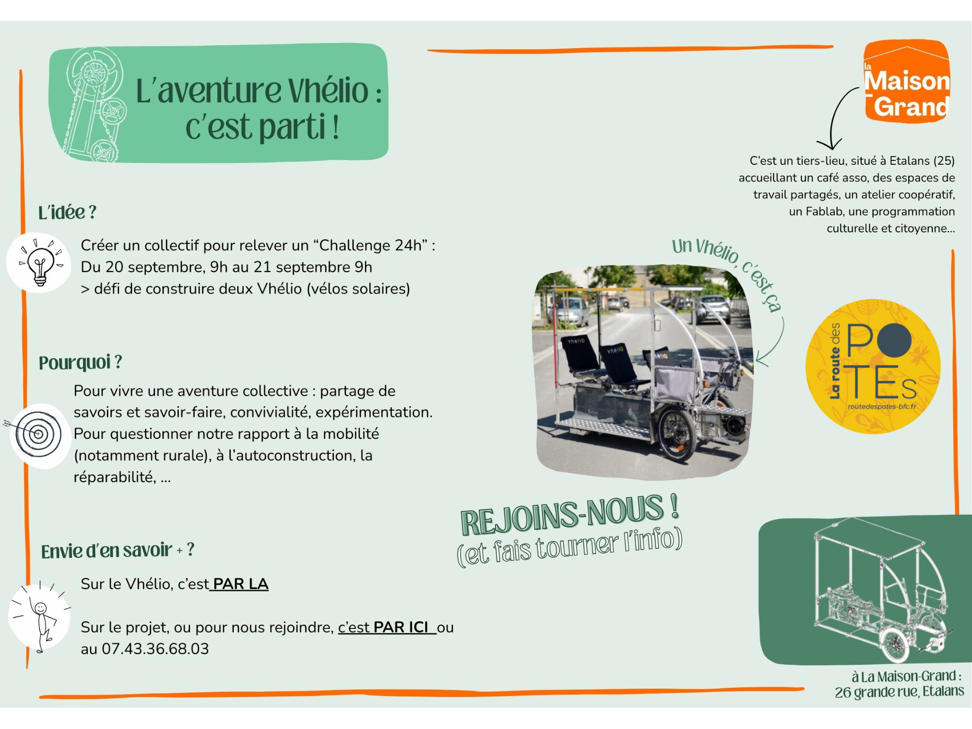 Affiche aventure Vhélio