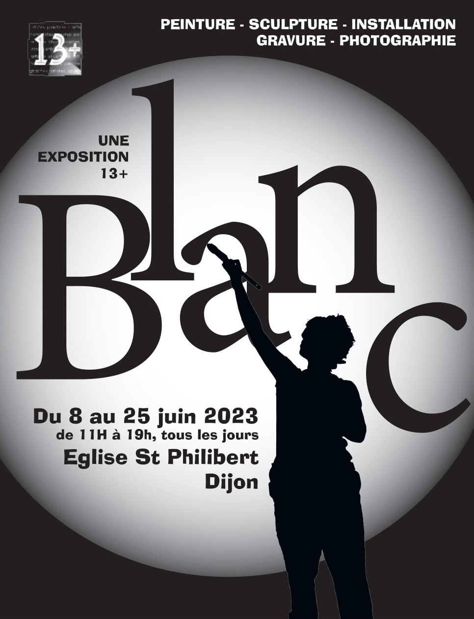 affiche blanc