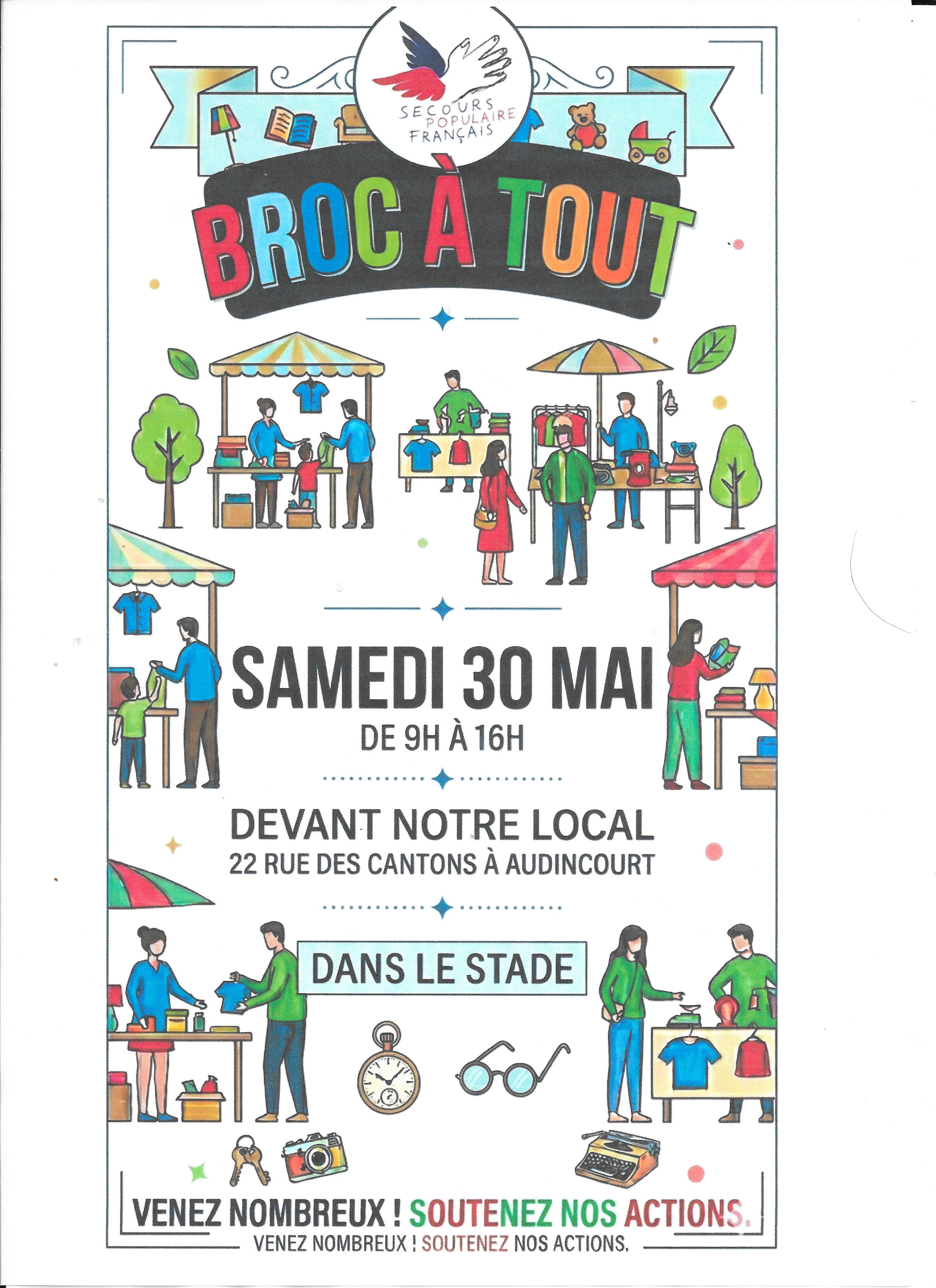 Broc à tout du Secours Populaire Français