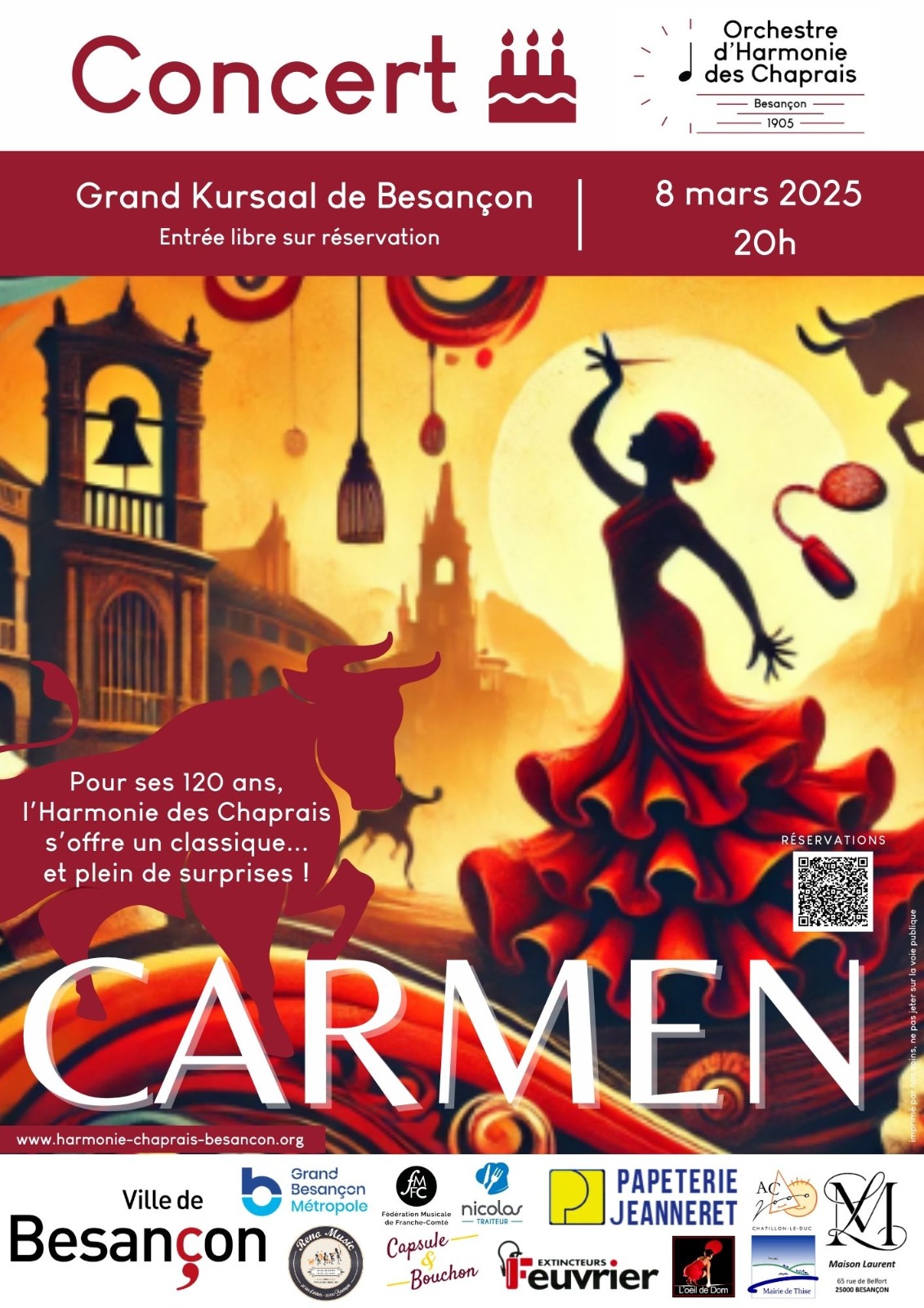 affiche du concert 