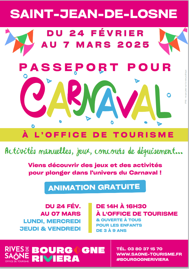 affiche carnaval 2025
