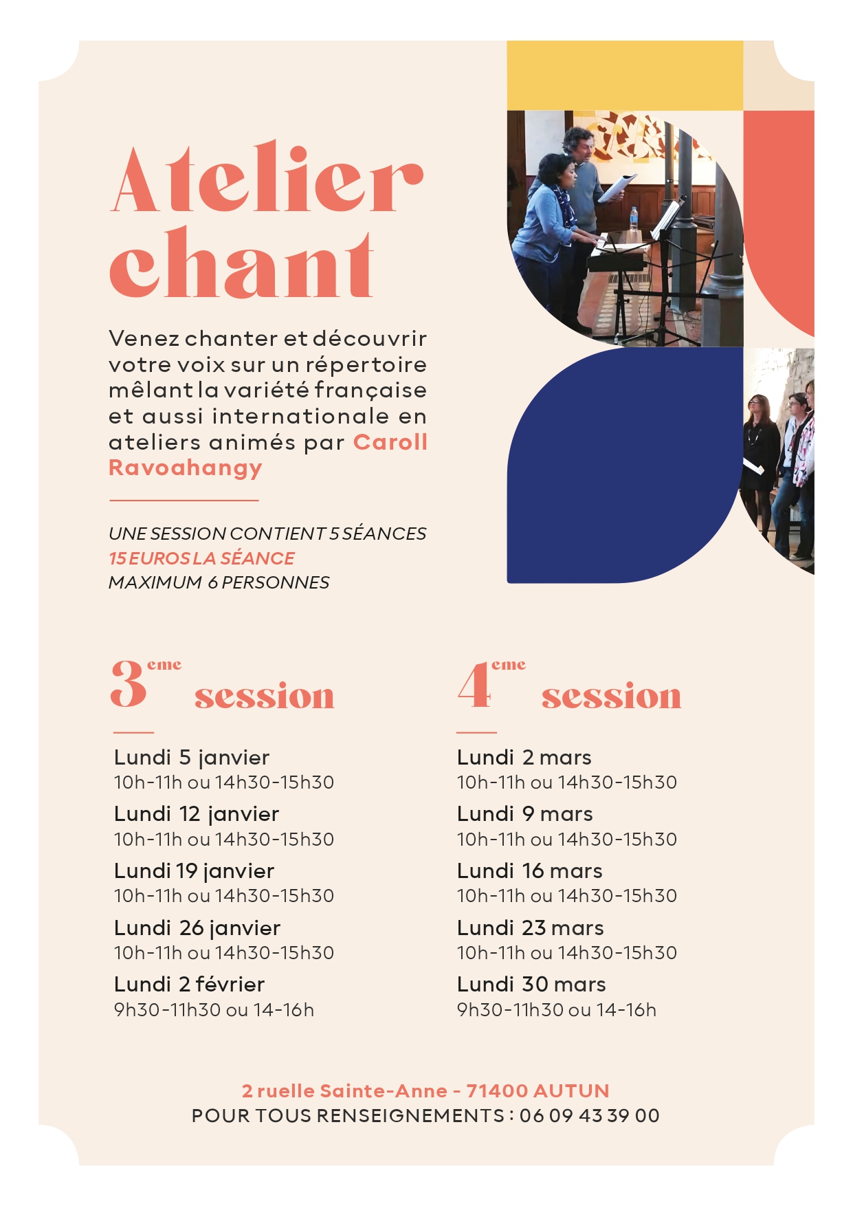 Atelier chant