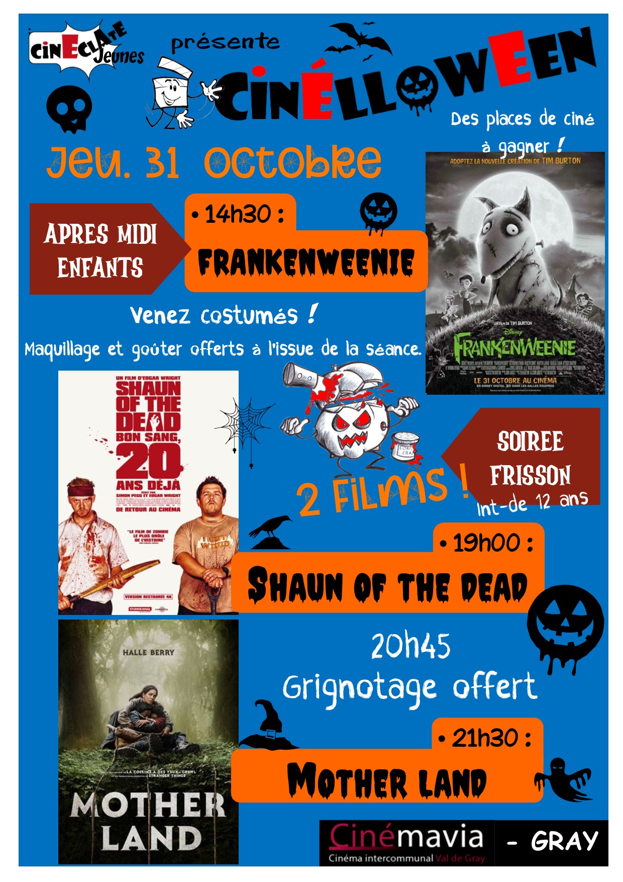 affiche cinelloween  2024