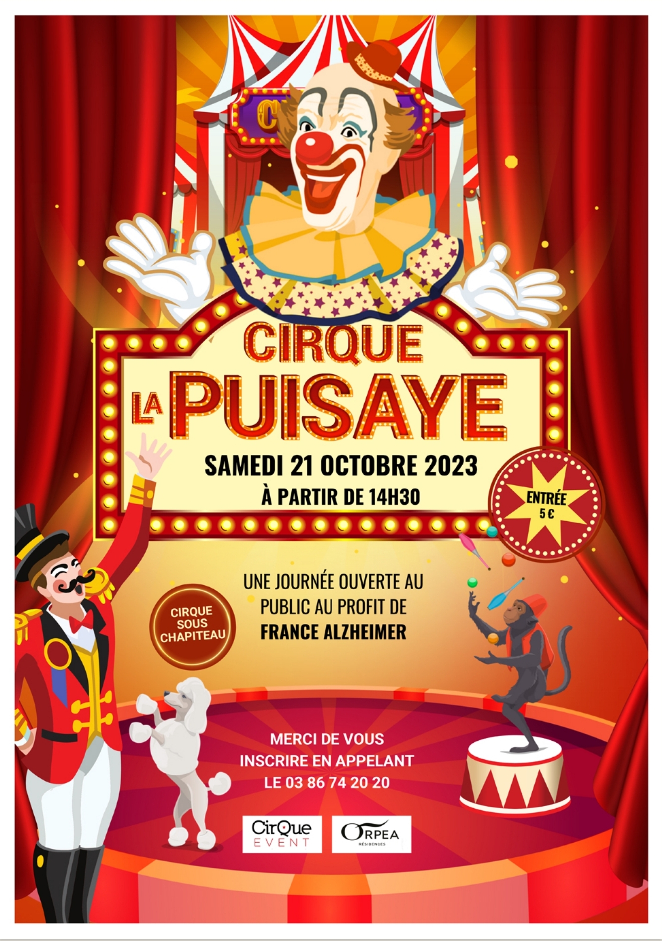 affiche cirque 23