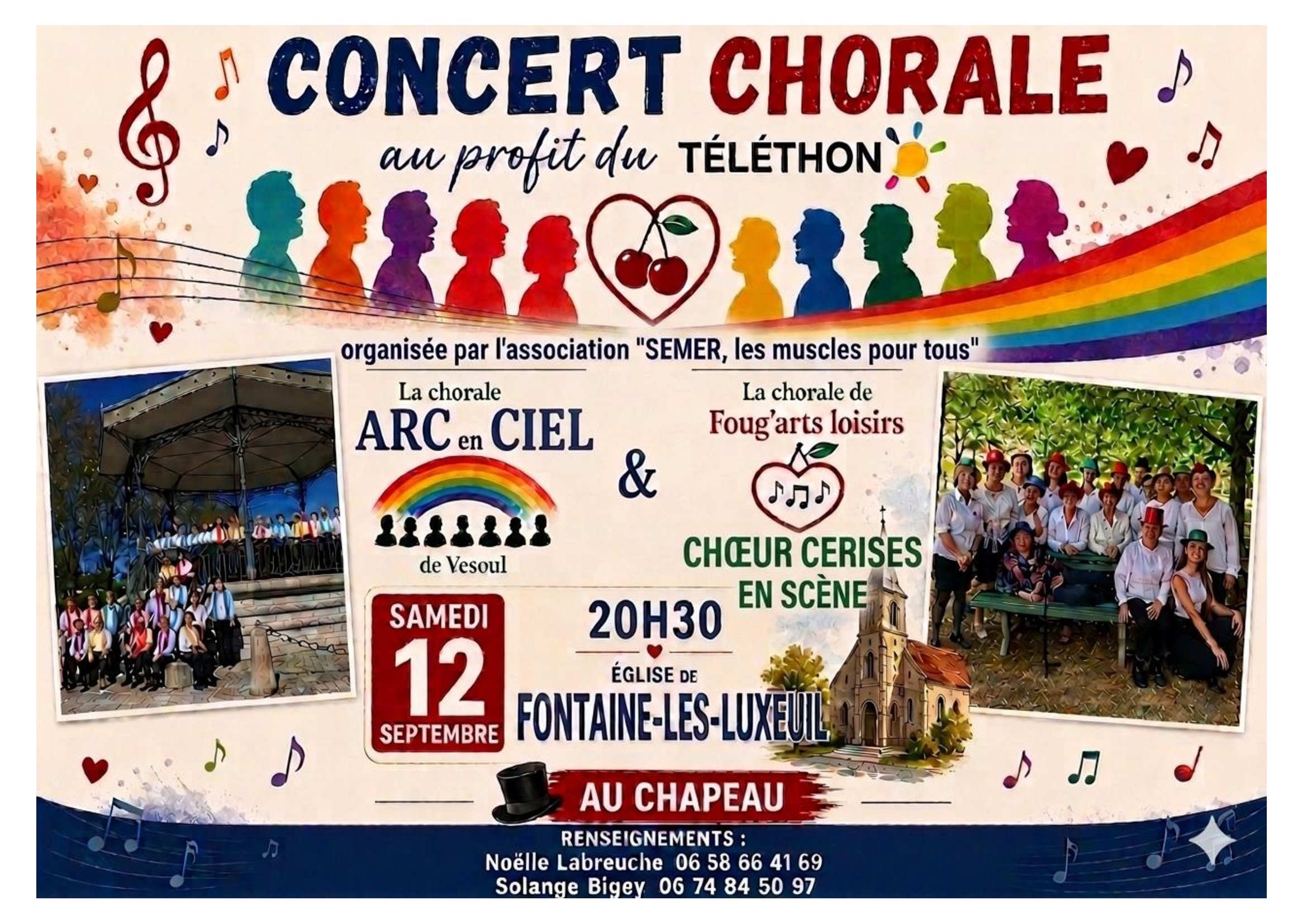 Concert Chorale au profit du Téléthon