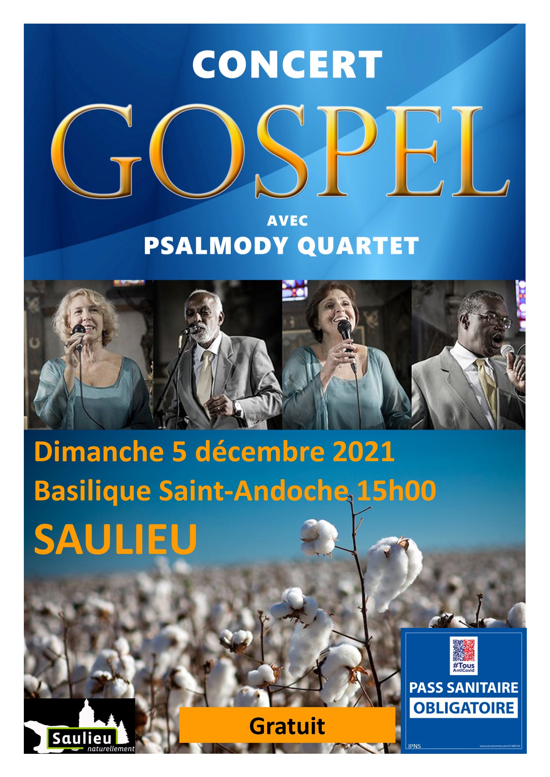 affiche concert gospel 2021