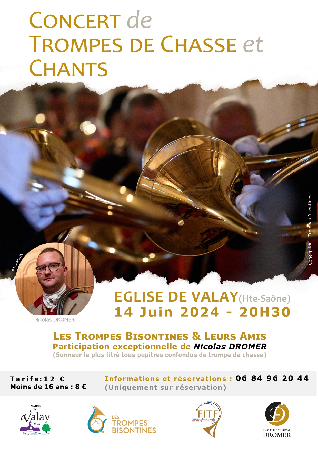 Concert Trompes de chasse et chants Valay 