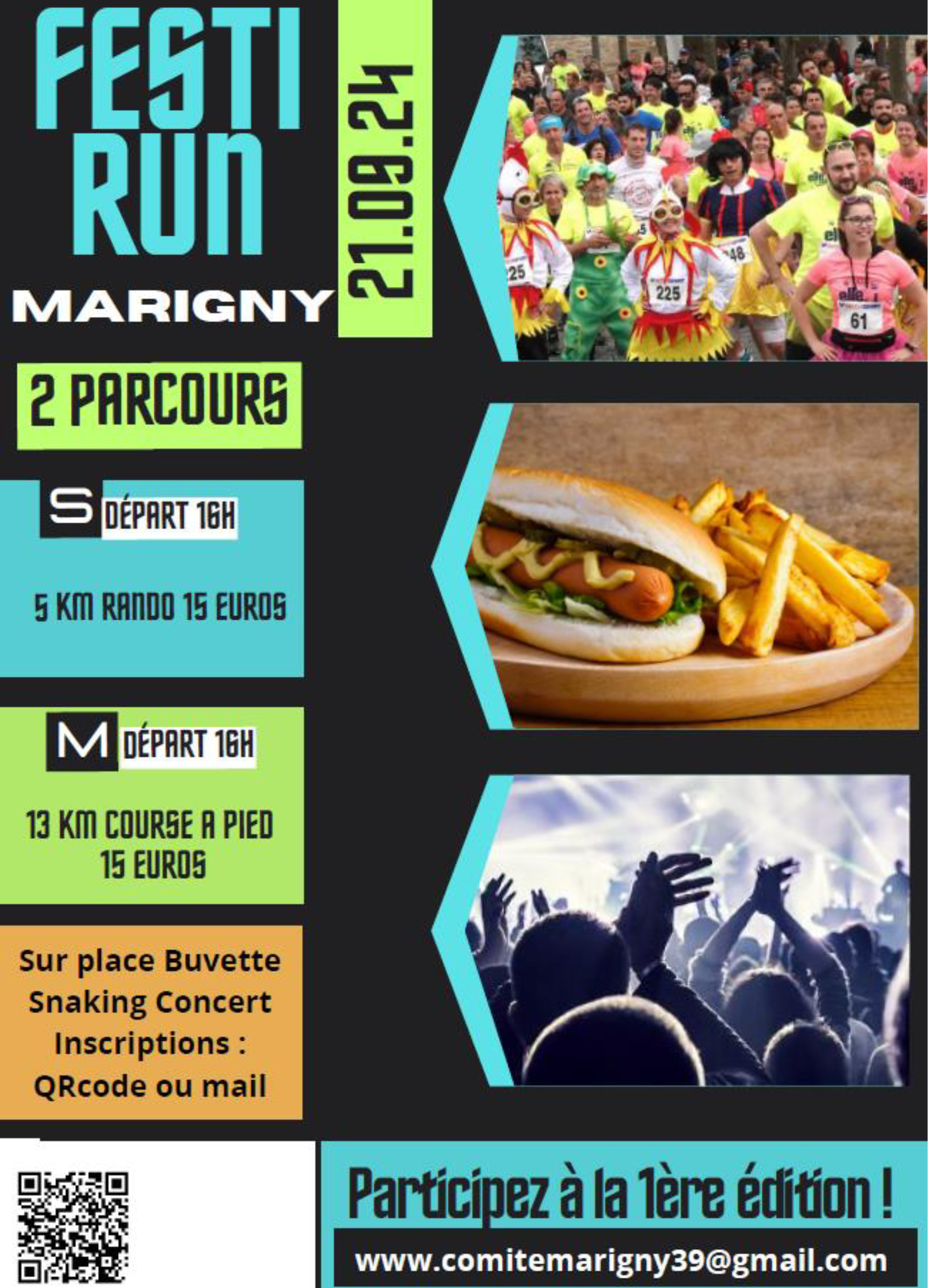affiche course