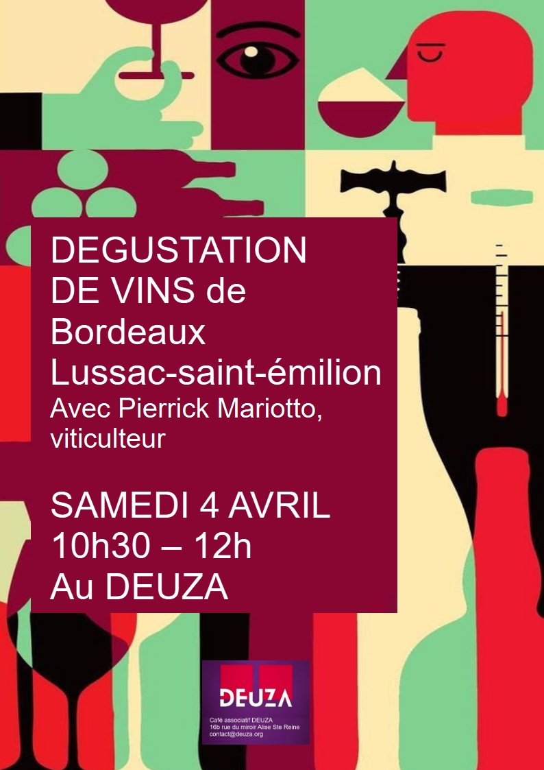 Dégustation de vins du Bordelais