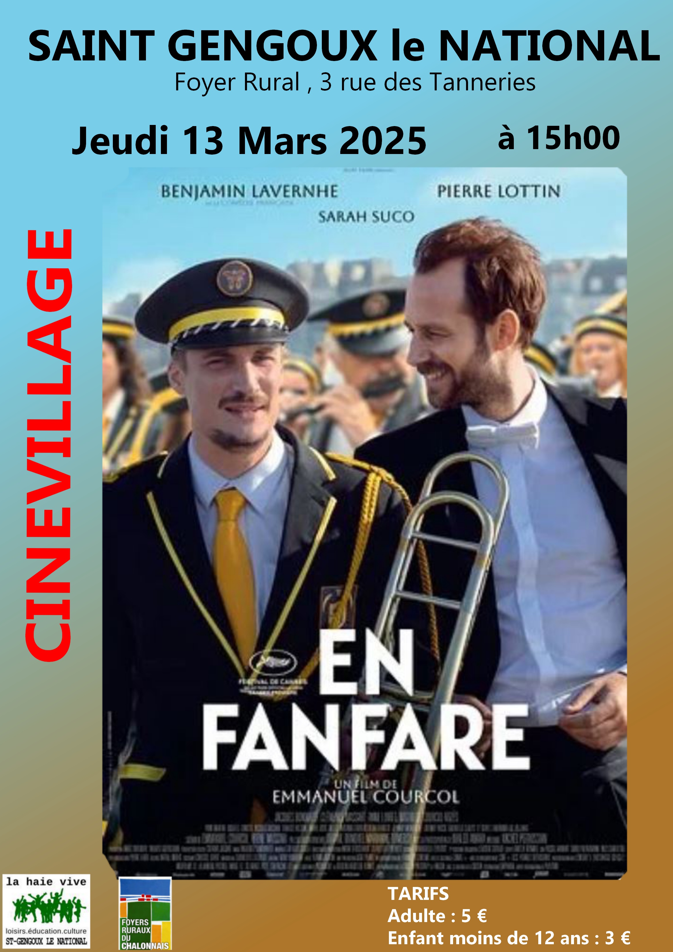Cinévillage : En fanfare