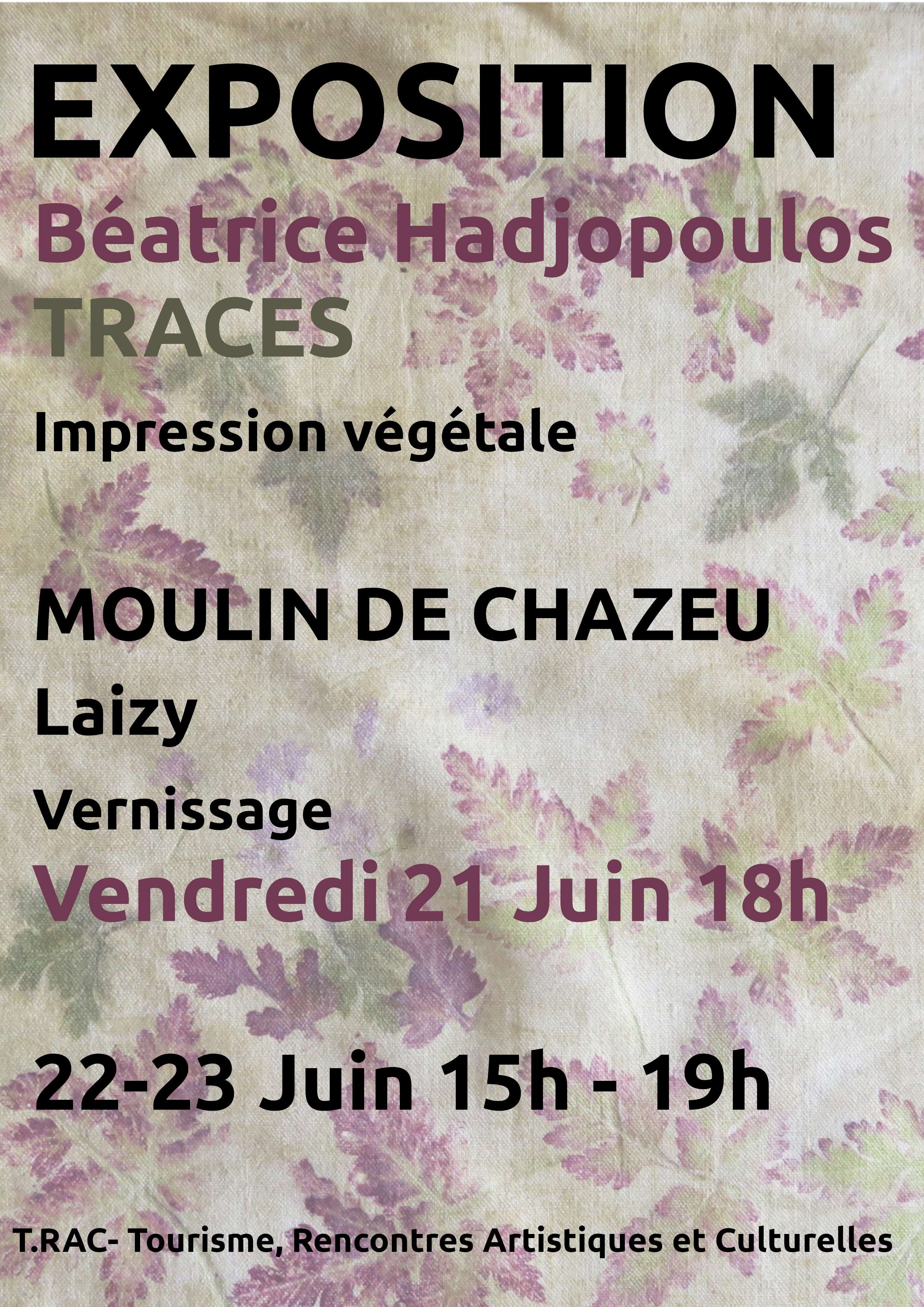 affiche expo béa hadjo