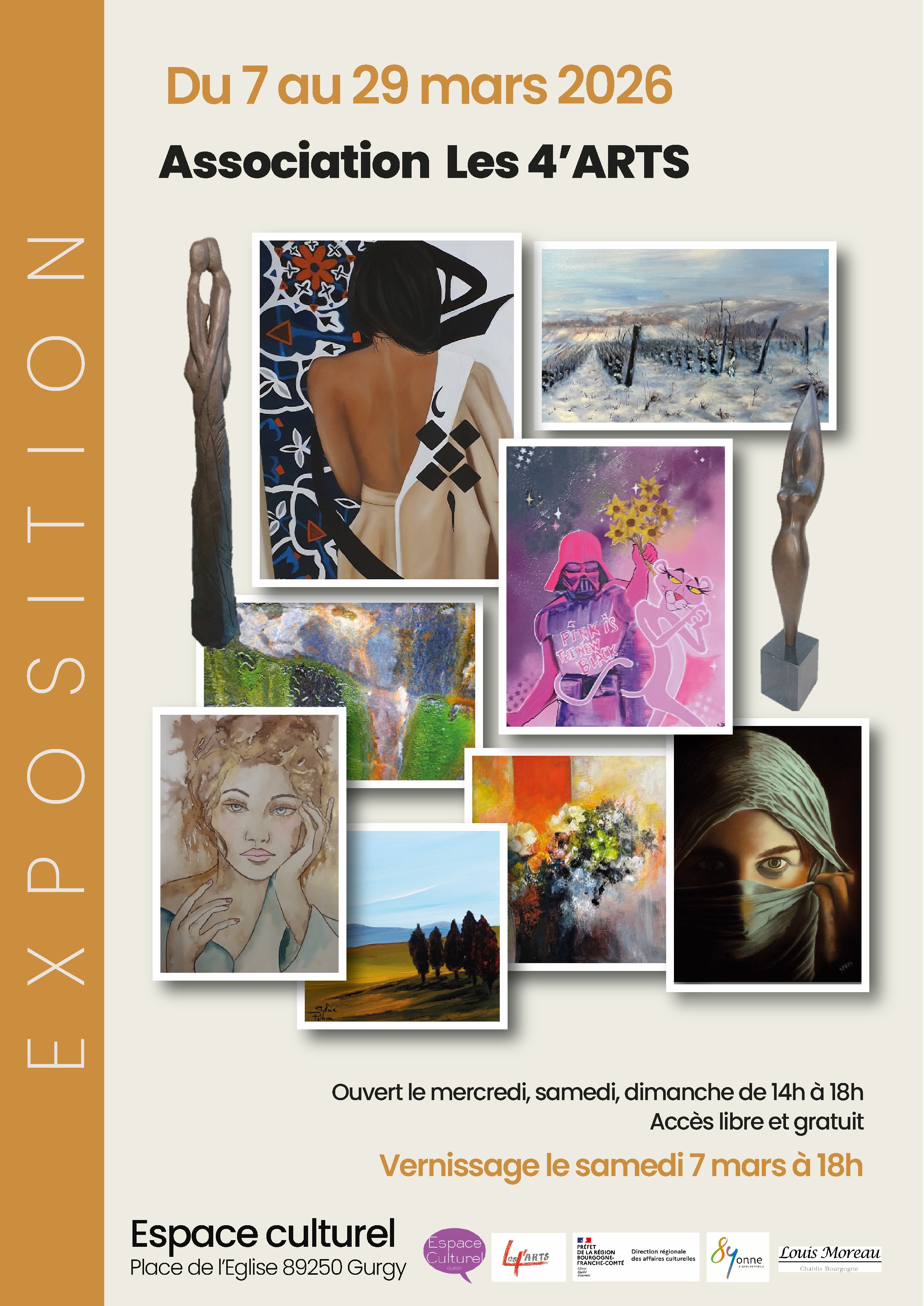 Exposition de l'Association Les 4'Arts