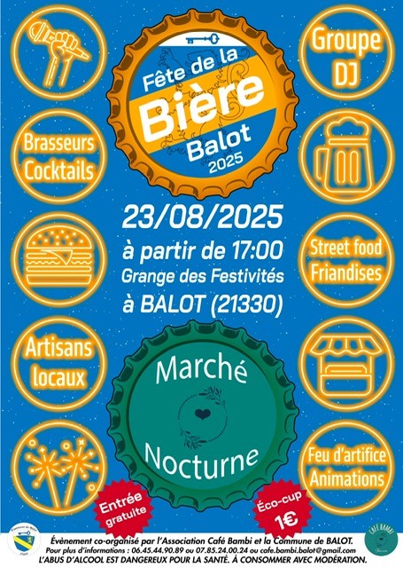 affiche fête de la biere