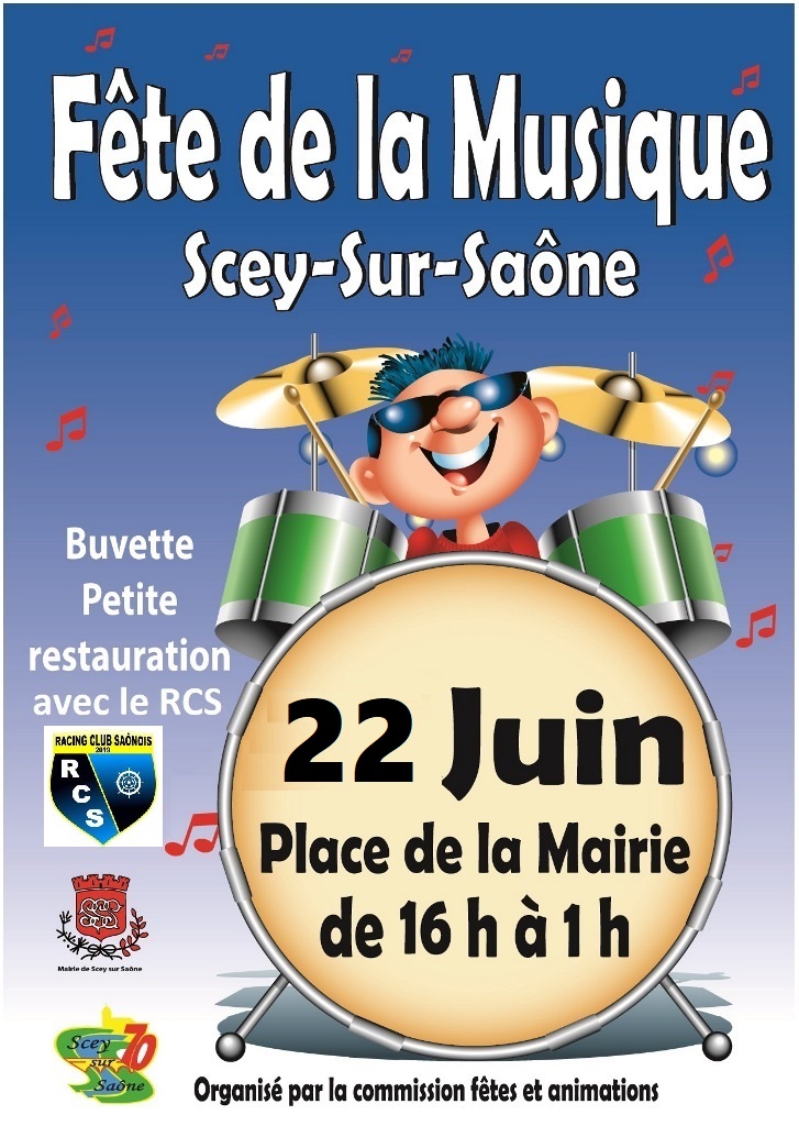 affiche fête de la musique