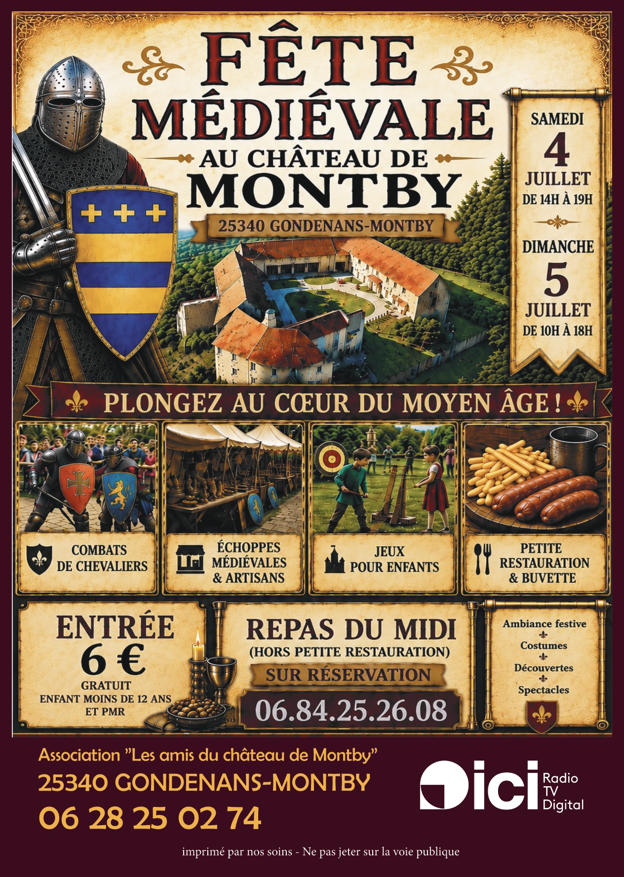 Fête médiévale 2026 au château de Montby
