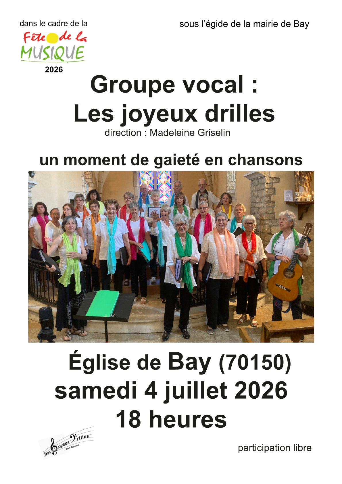 Concert Les Joyeux drilles