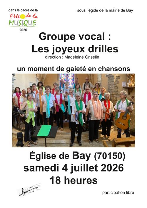 Concert Les Joyeux drilles