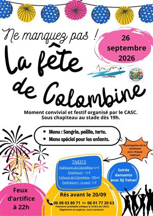 Fête du village à Colombine (Choye)